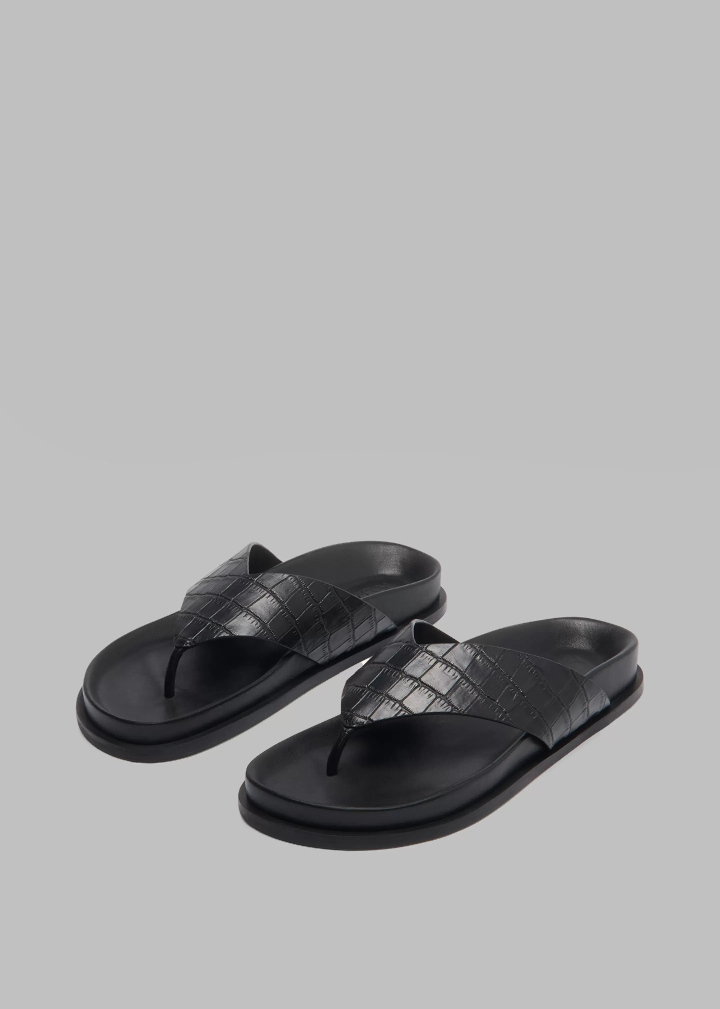 Shoes | The Frankie Shop A.Emery Alma Sandal Black Croc