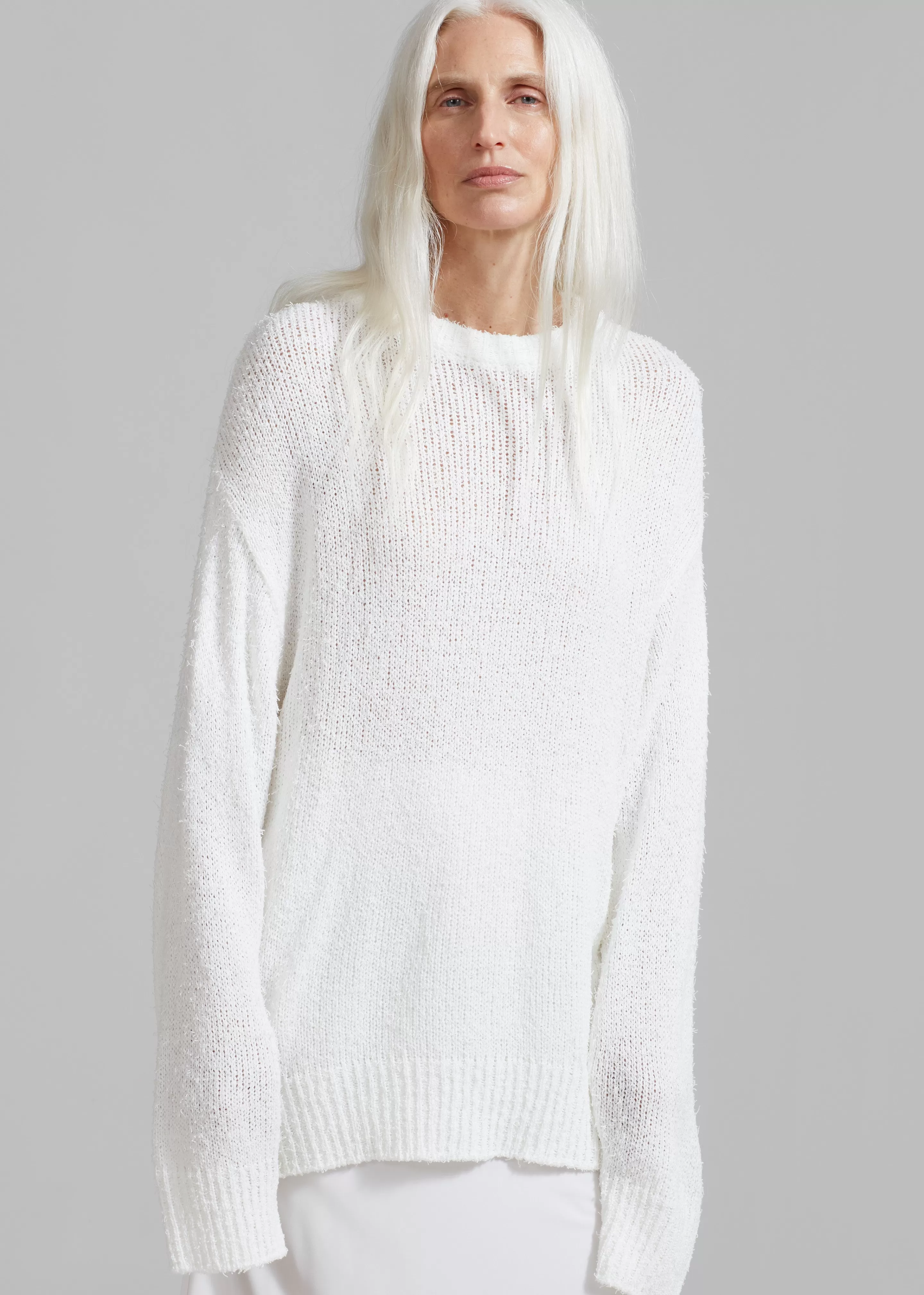 Knitwear | The Frankie Shop Ahine Sweater White