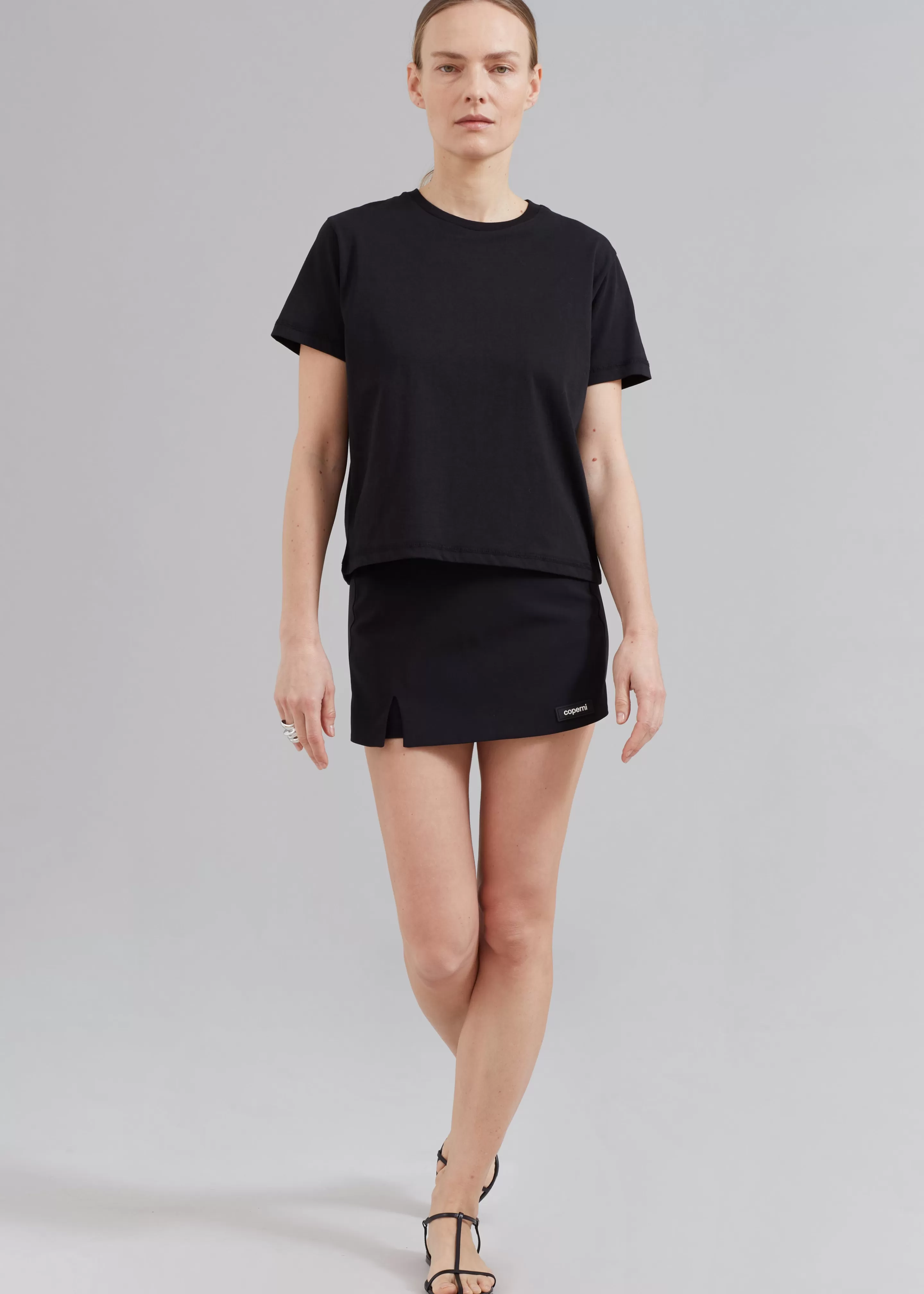 Tops | The Frankie Shop Athens Tee Black