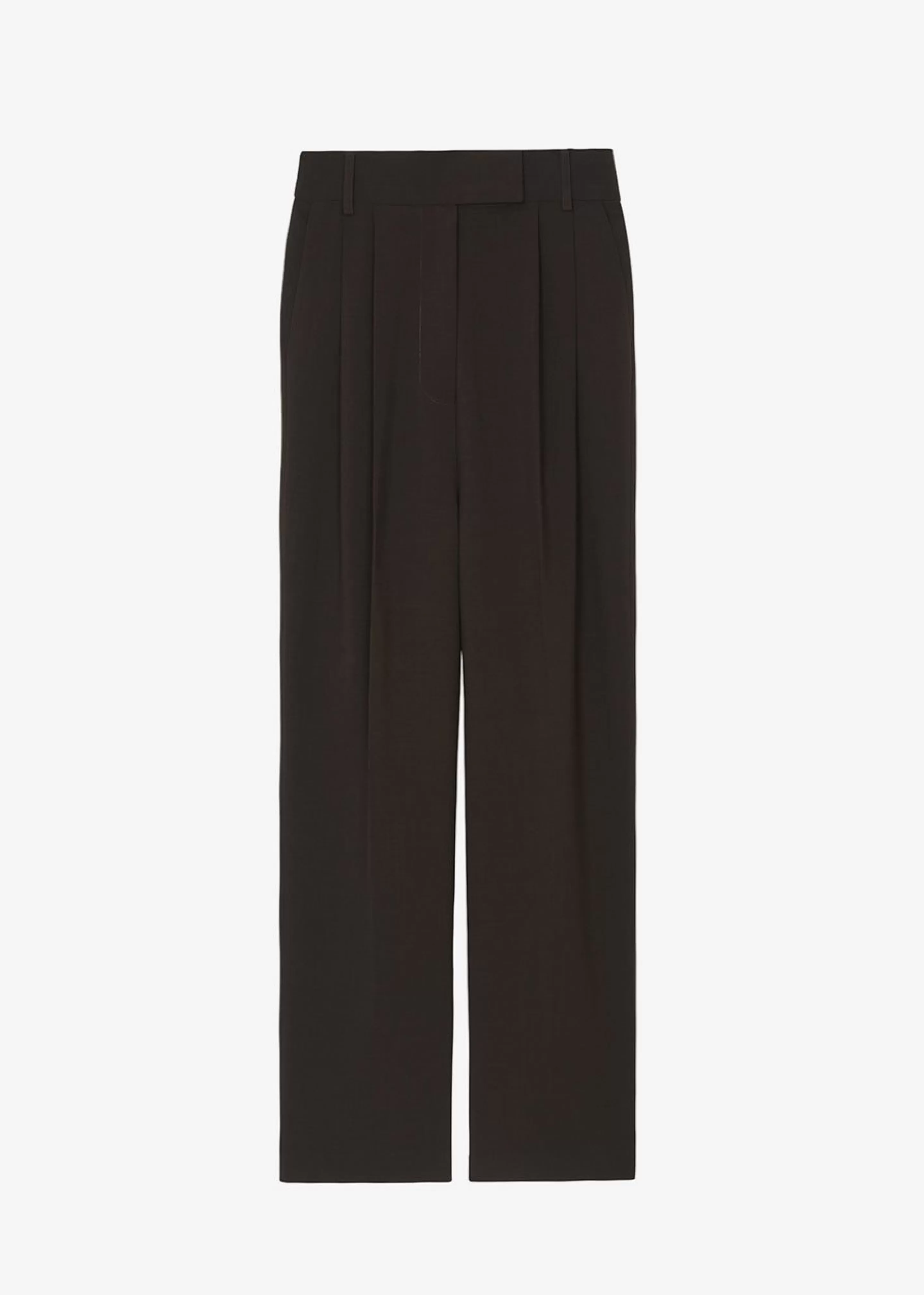 Bottoms | The Frankie Shop Bea Suit Pants Dark Espresso