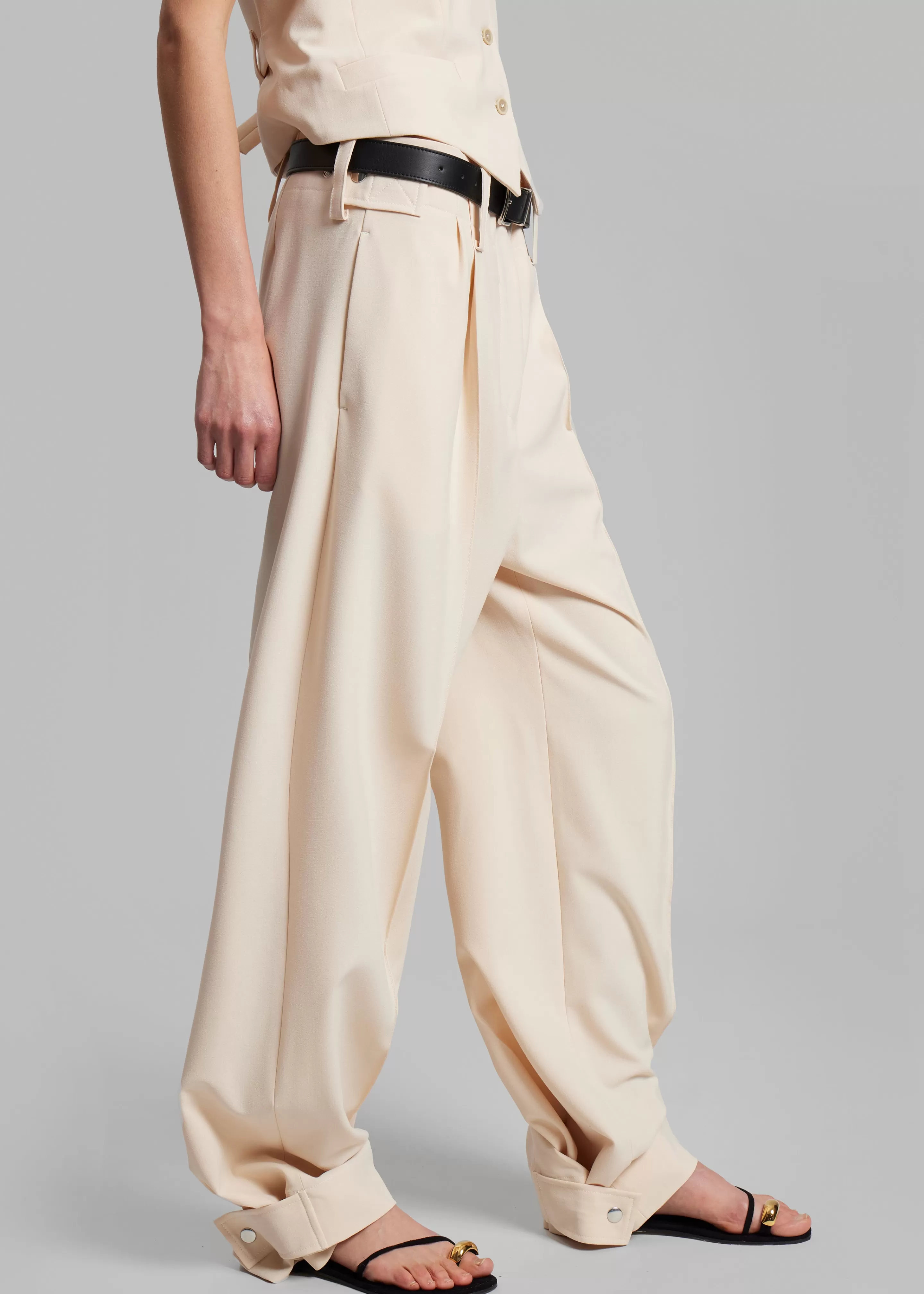 Bottoms | The Frankie Shop Beaufille Ulla Trousers Parchment