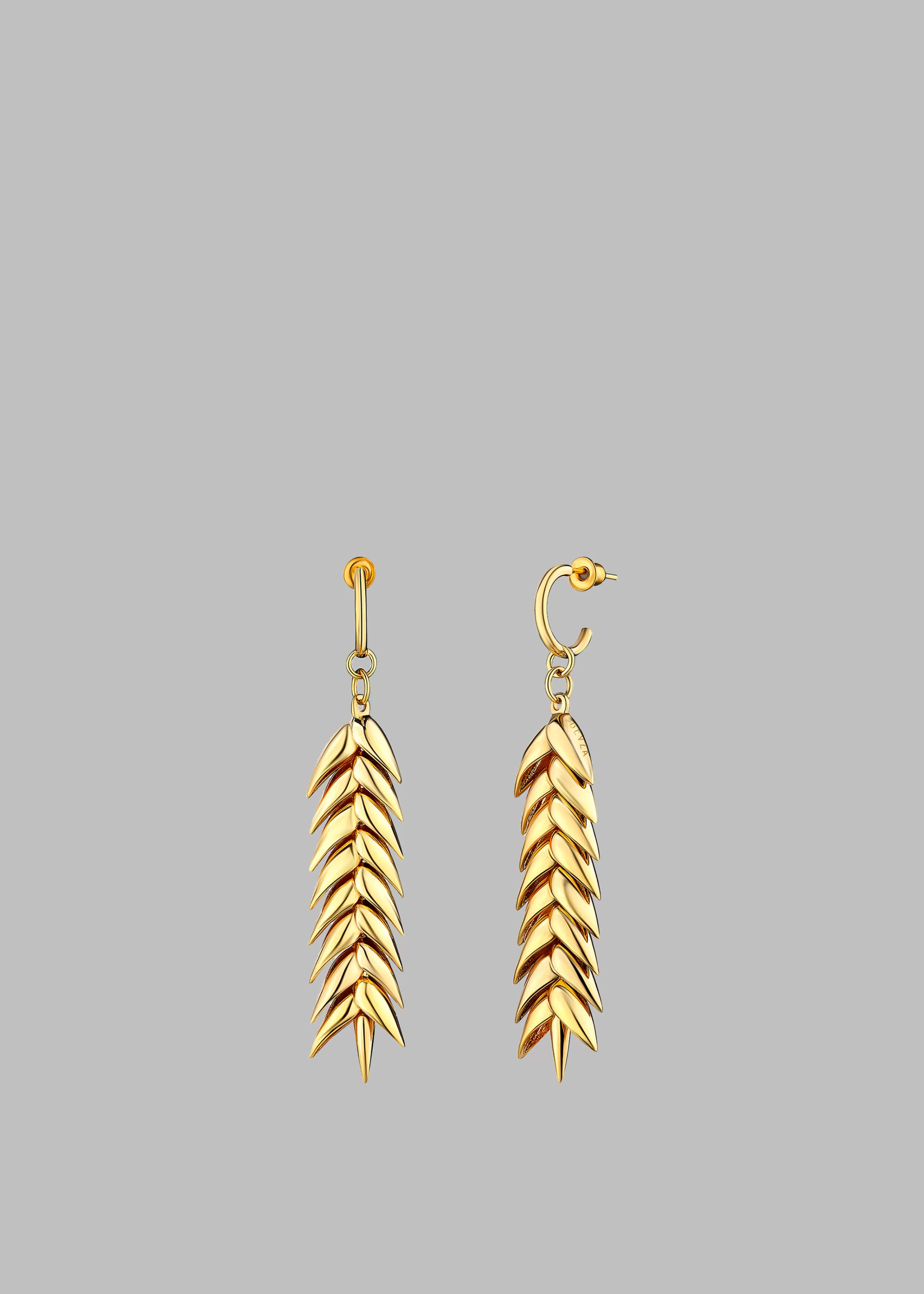 Accessories | The Frankie Shop Bevza Spikelet Medium Earrings Gold