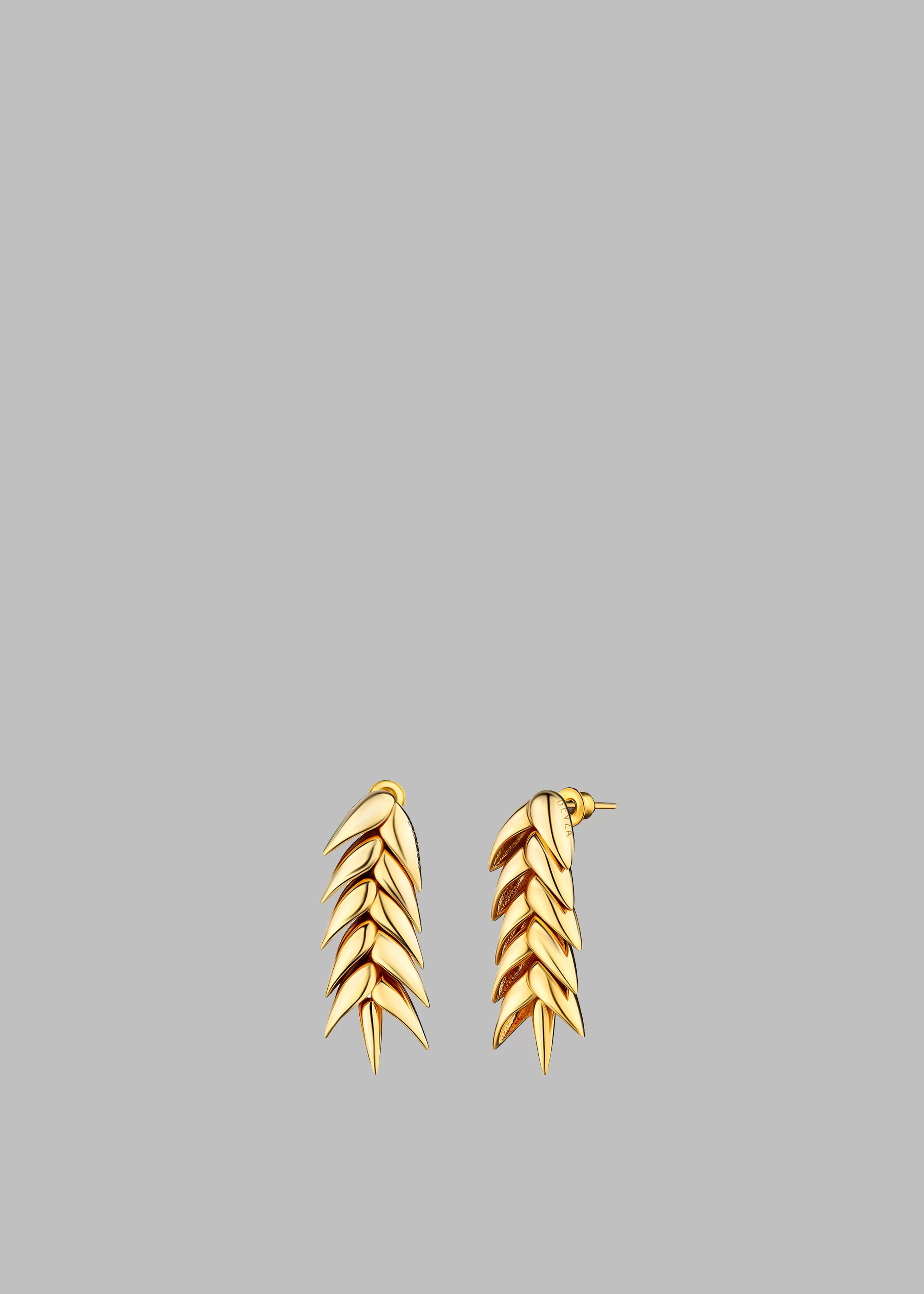 Accessories | The Frankie Shop Bevza Spikelet Short Earrings Gold