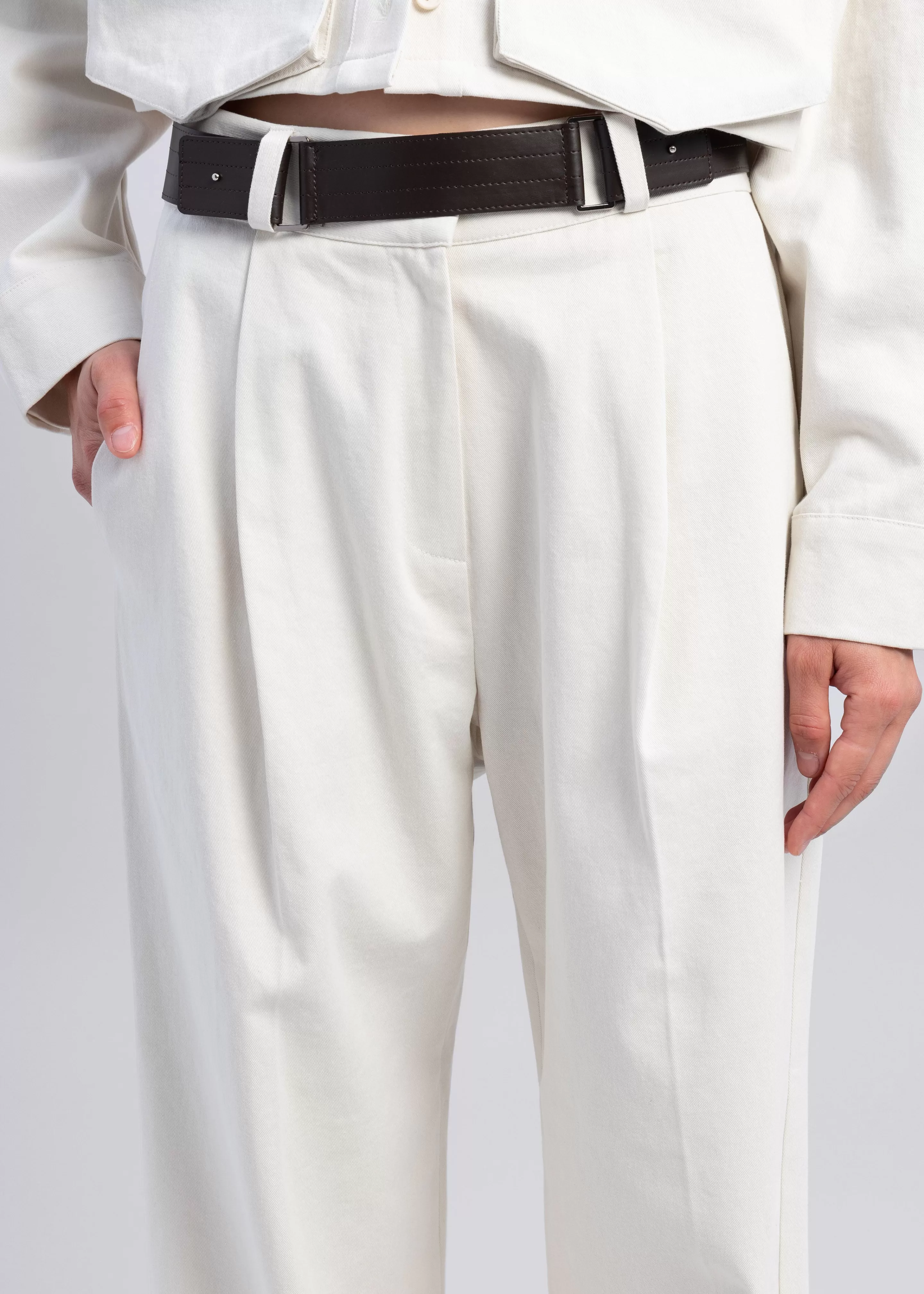 Bottoms | The Frankie Shop Carline Pants Cream