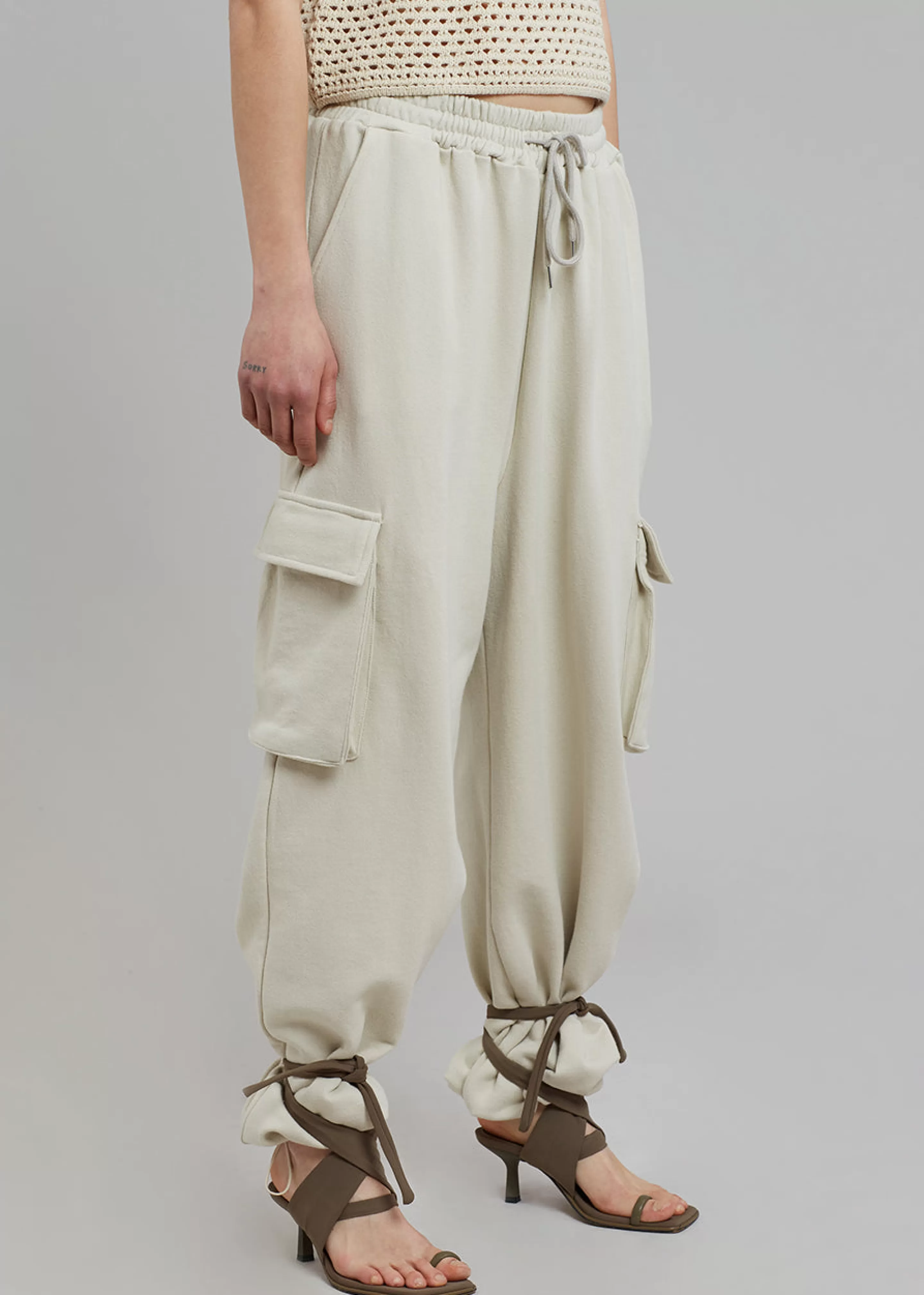 Loungewear | The Frankie Shop Chava Cargo Joggers Birch