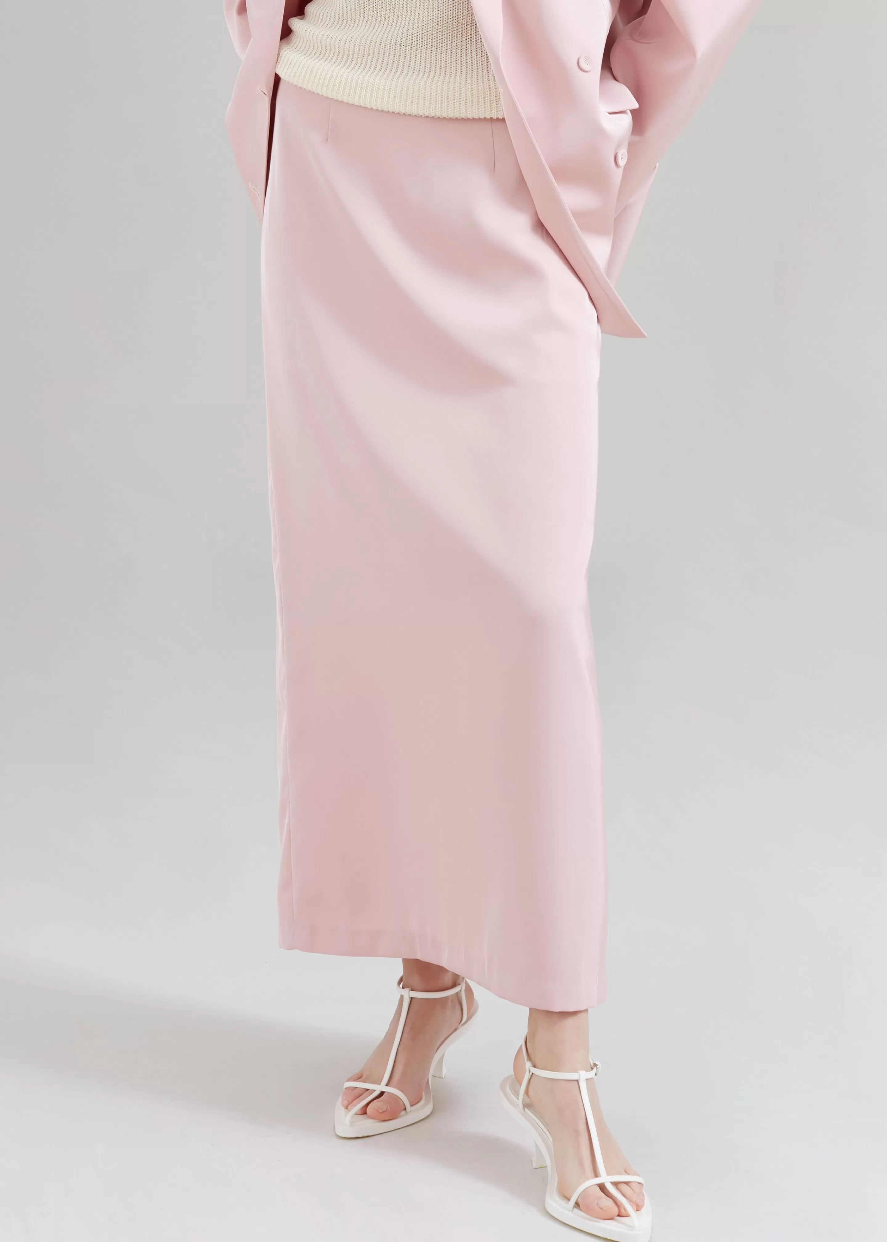 Bottoms | The Frankie Shop Demi Pencil Skirt Pink