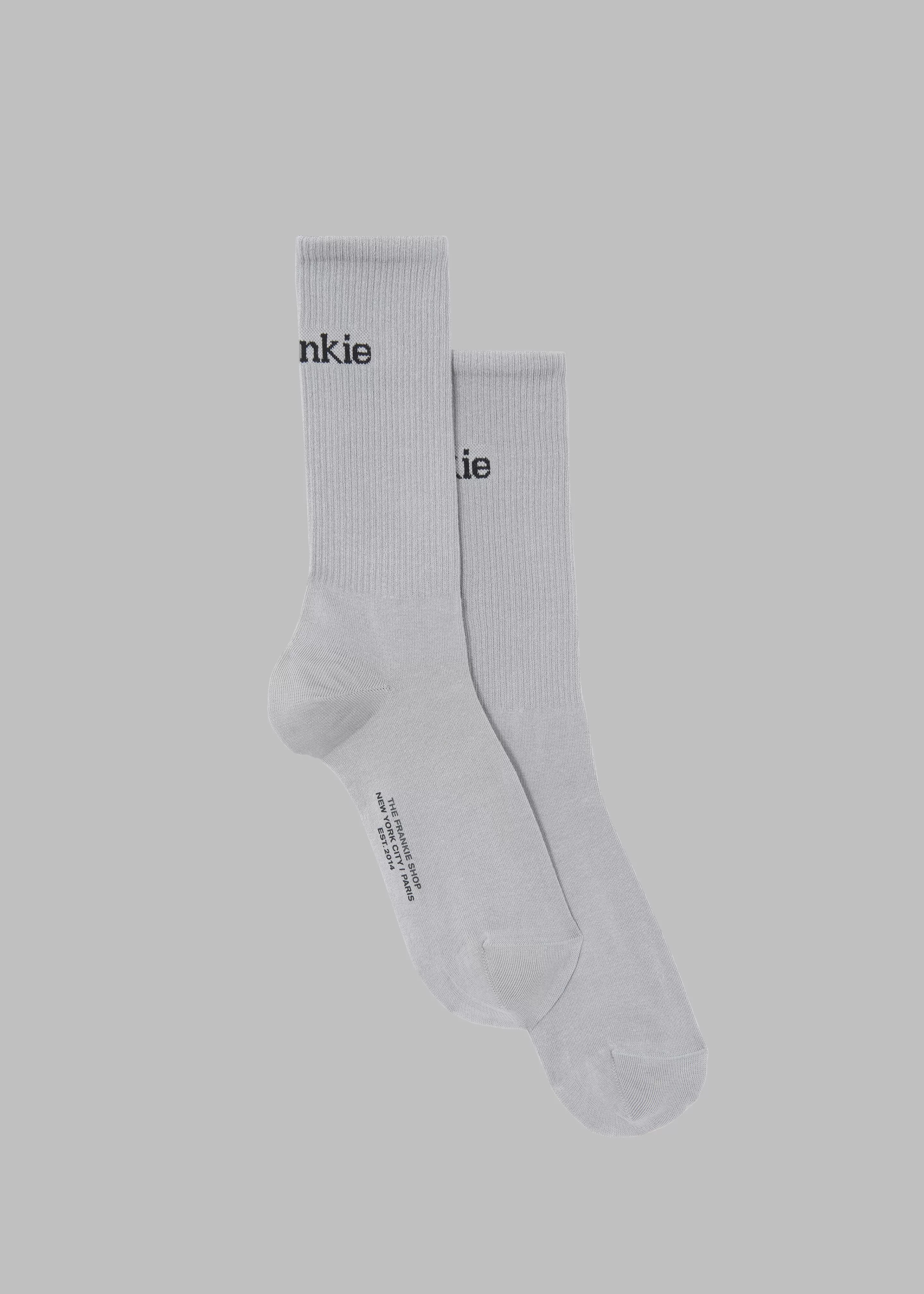 Accessories | The Frankie Shop Frankie In English Ribbed Socks Grey