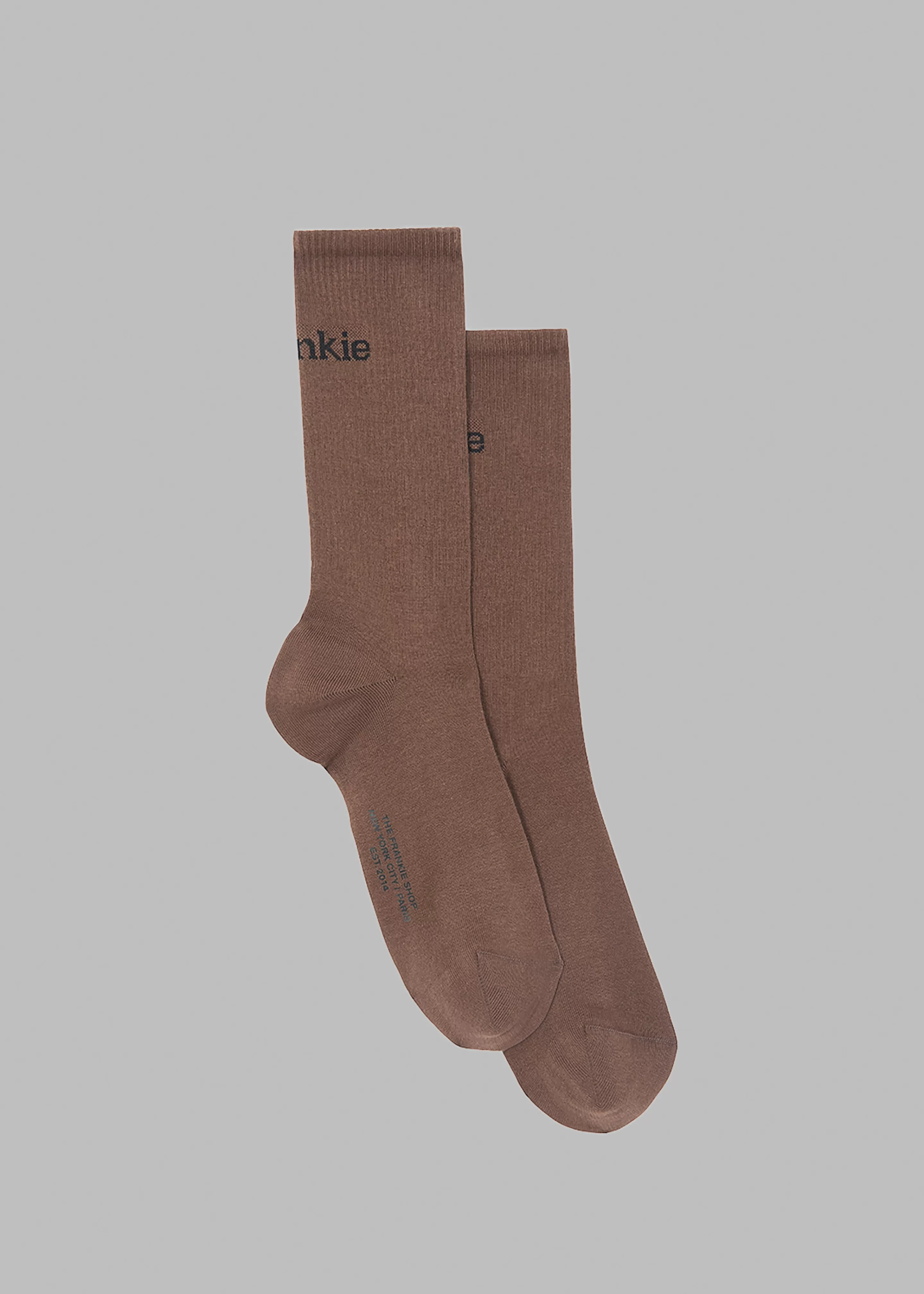 Accessories | The Frankie Shop Frankie In English Ribbed Socks Brown