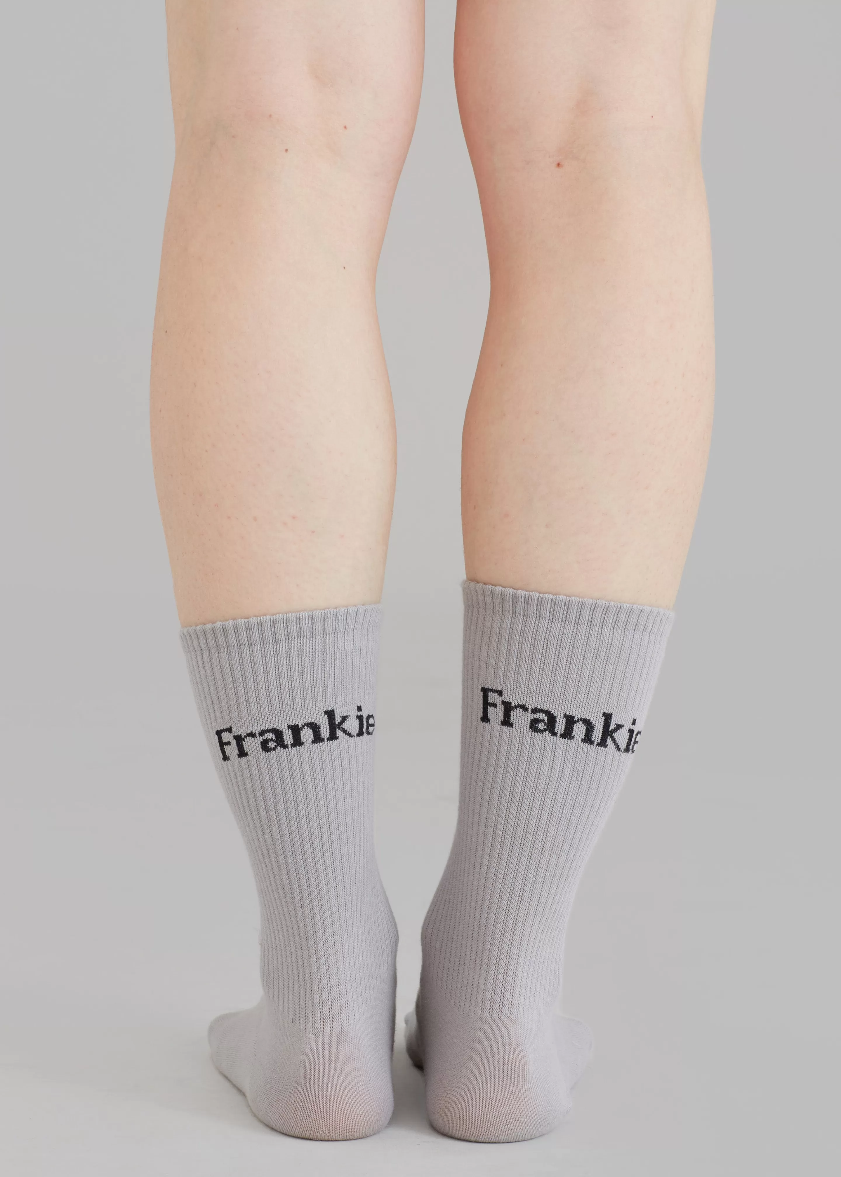 Accessories | The Frankie Shop Frankie In English Ribbed Socks Grey