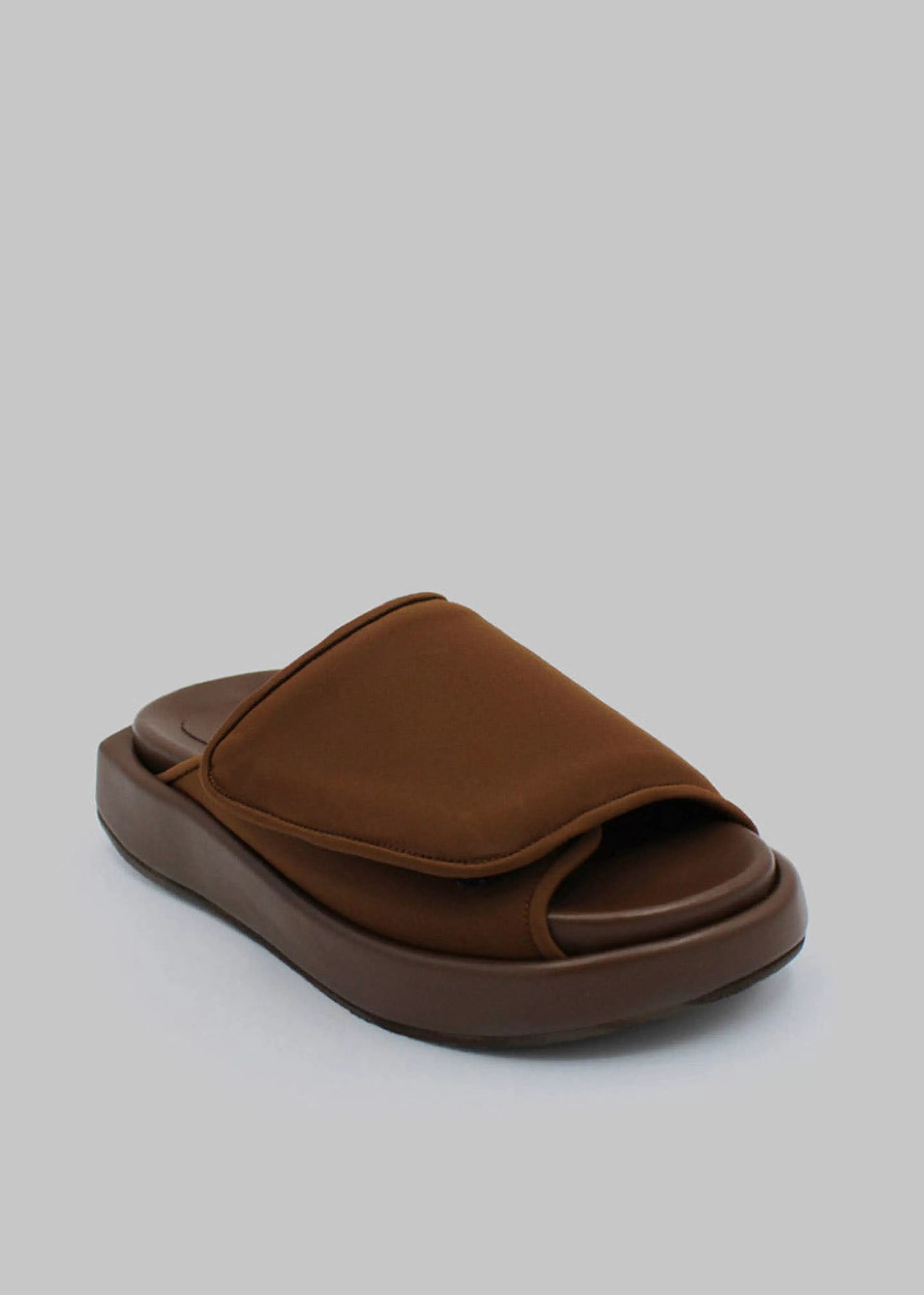 Shoes | The Frankie Shop Gia Borghini Gia 1 Padded Slides Coffee Brown