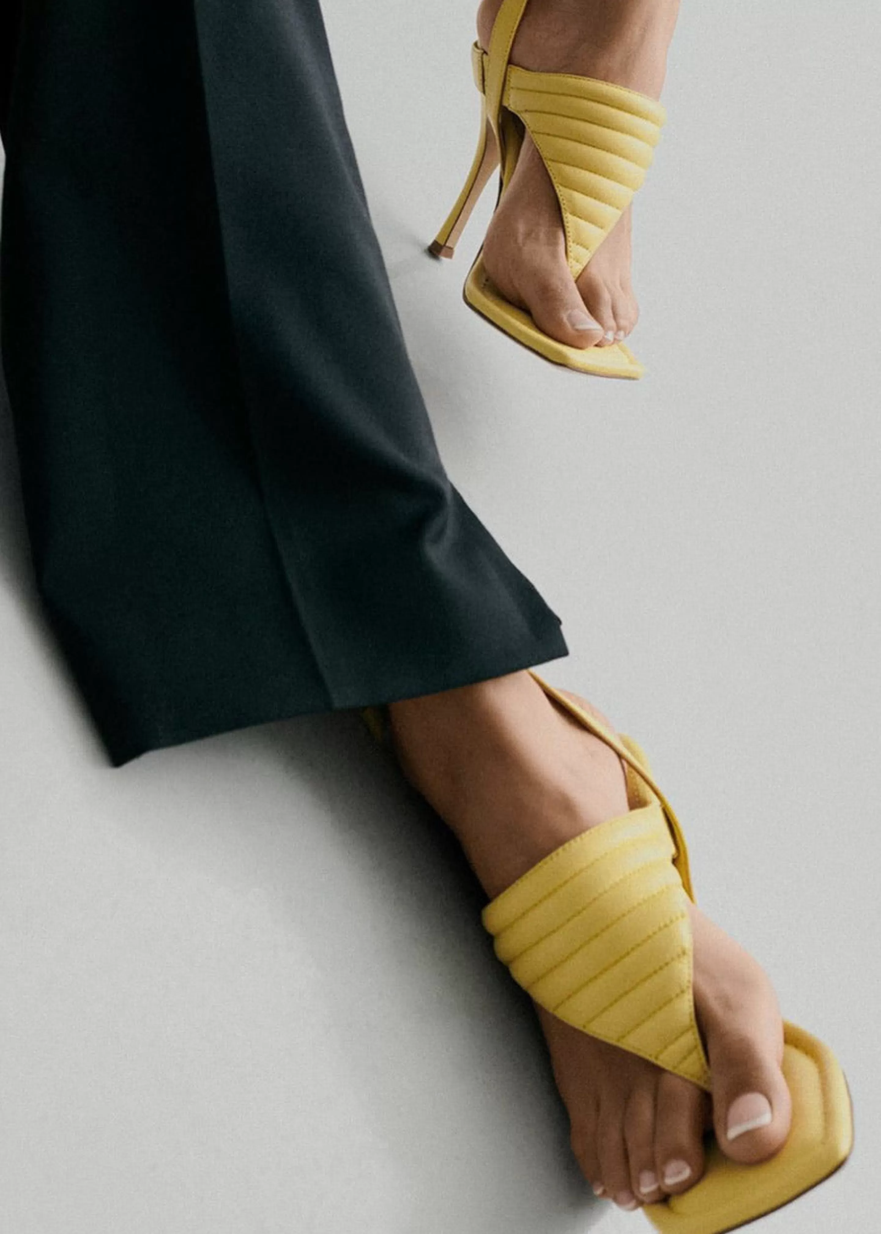 Shoes | The Frankie Shop Gia Borghini Gia 8 Thong Sandals Butter Yellow