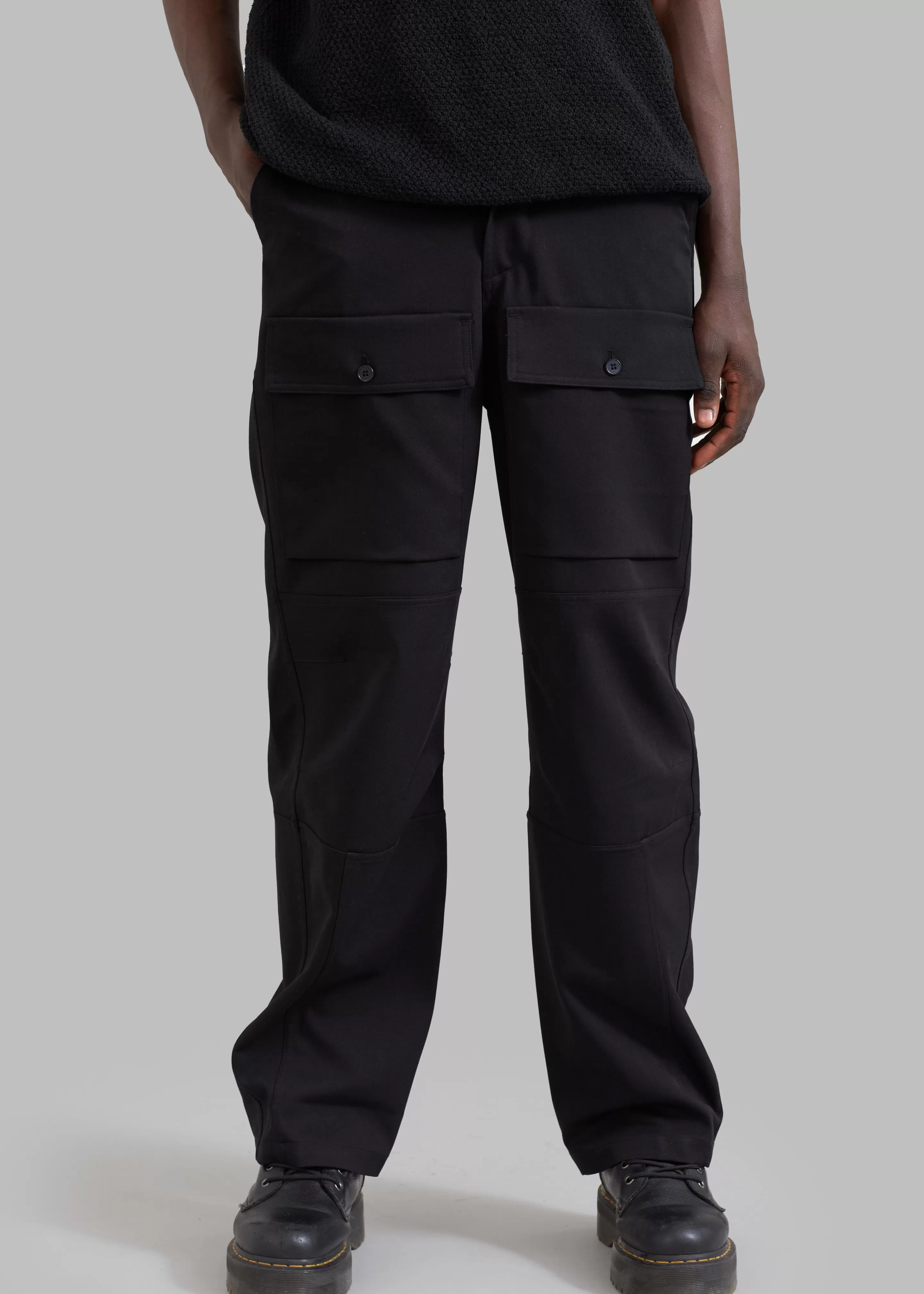 Bottoms | The Frankie Shop Grant Cargo Pants Black