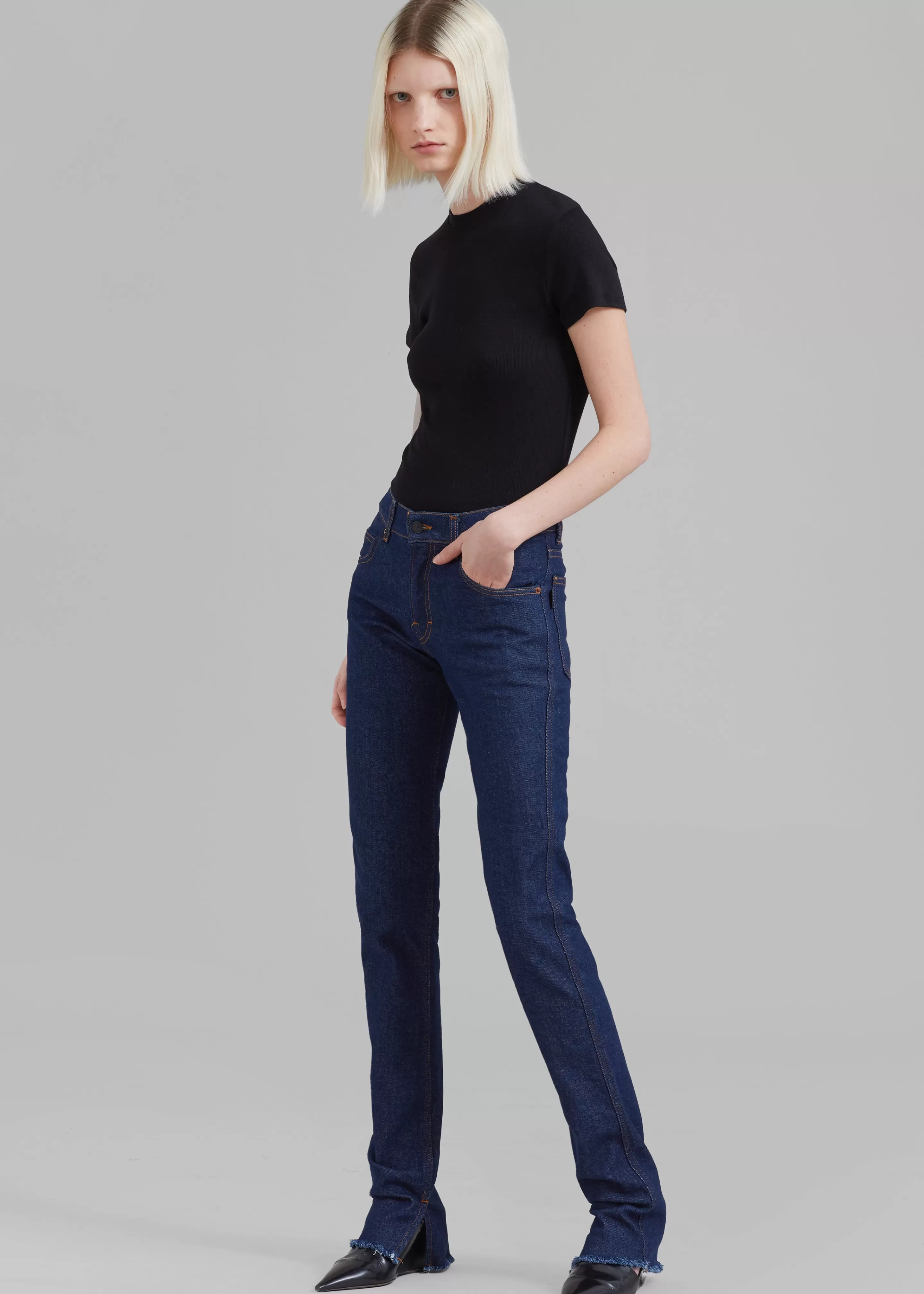 Bottoms | The Frankie Shop Haikure Sherry Pants Blue Rinse