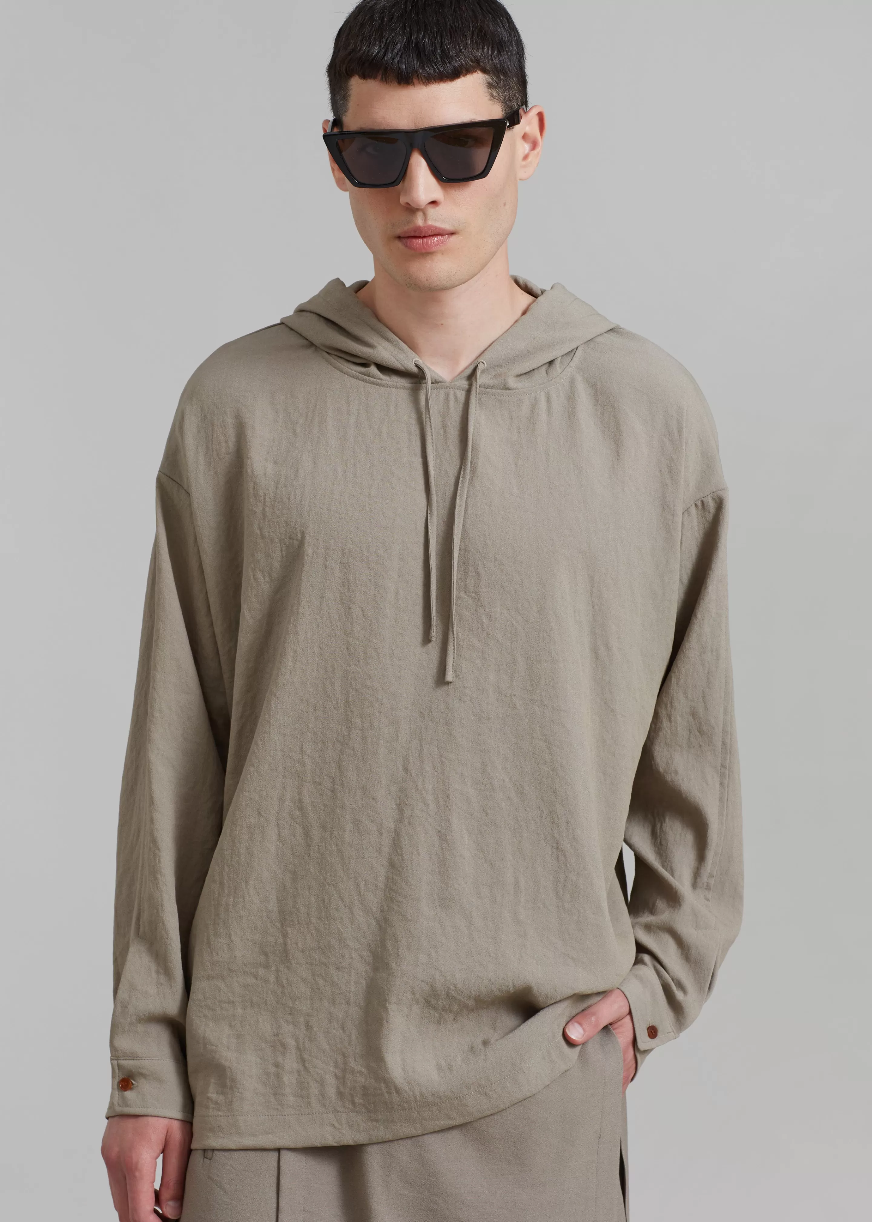 Loungewear | The Frankie Shop Heith Light Hoodie Olive