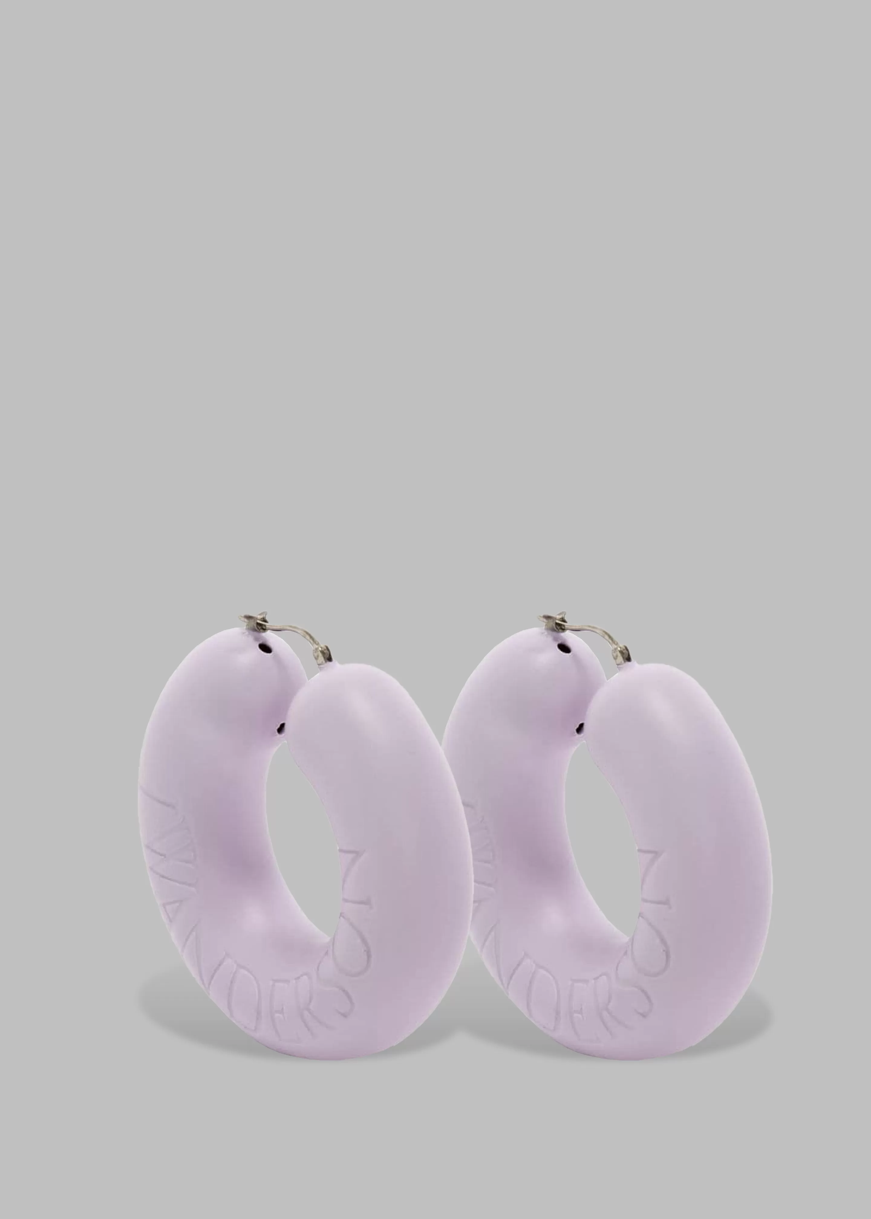 Accessories | The Frankie Shop Jw Anderson Bumper-Tube Earrings Lilac