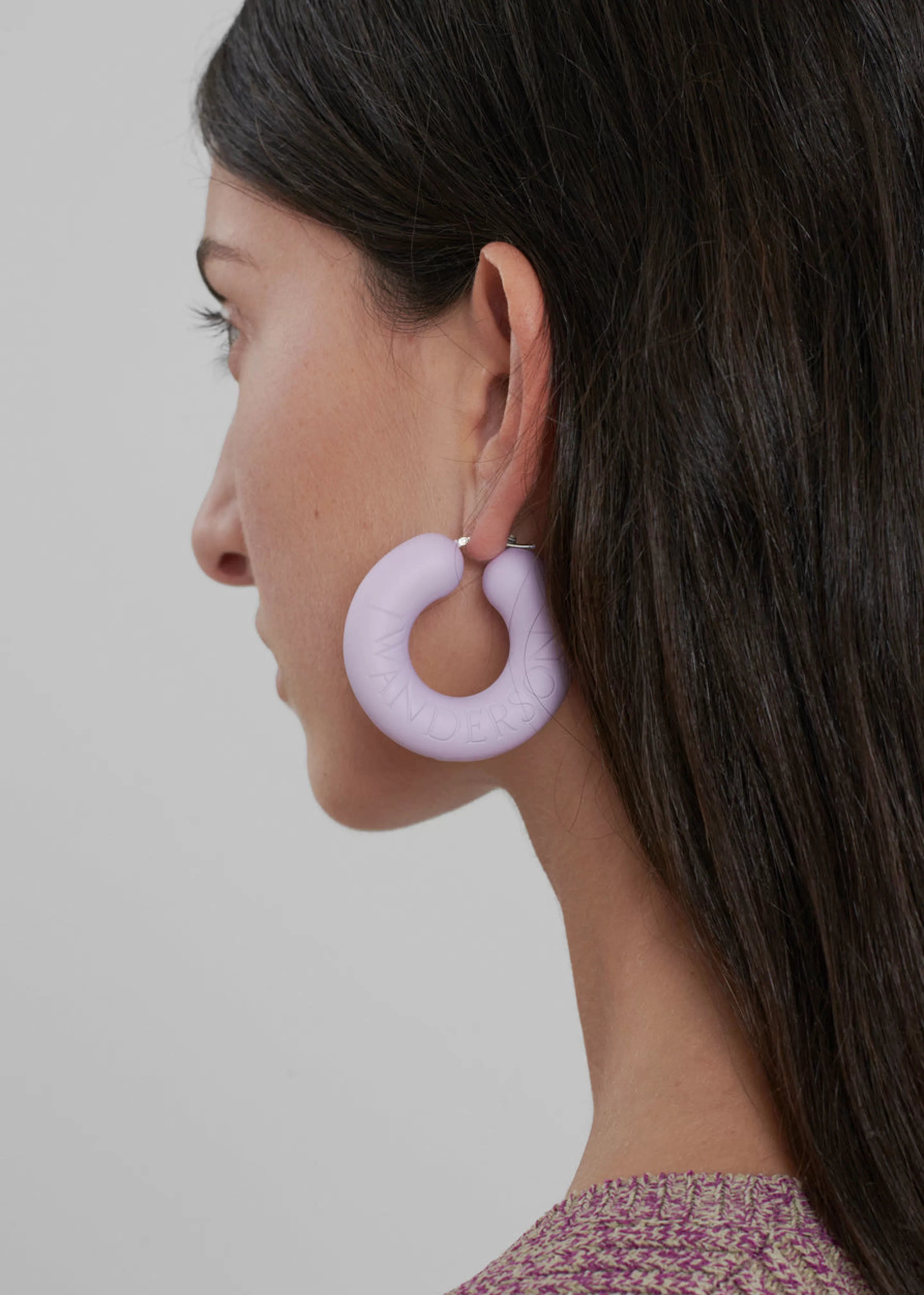 Accessories | The Frankie Shop Jw Anderson Bumper-Tube Earrings Lilac