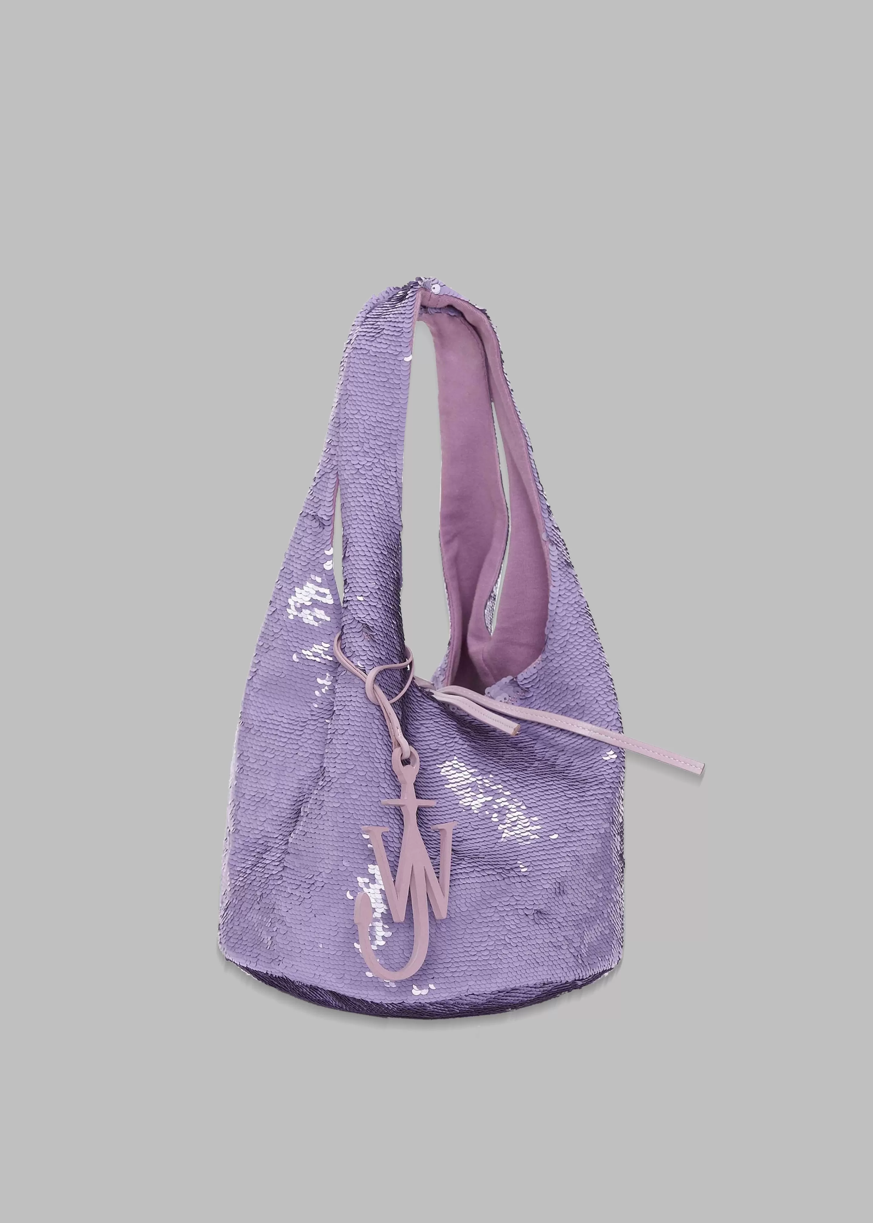 Accessories | The Frankie Shop Jw Anderson Mini Sequin Shopper Top Handle Bag Lilac