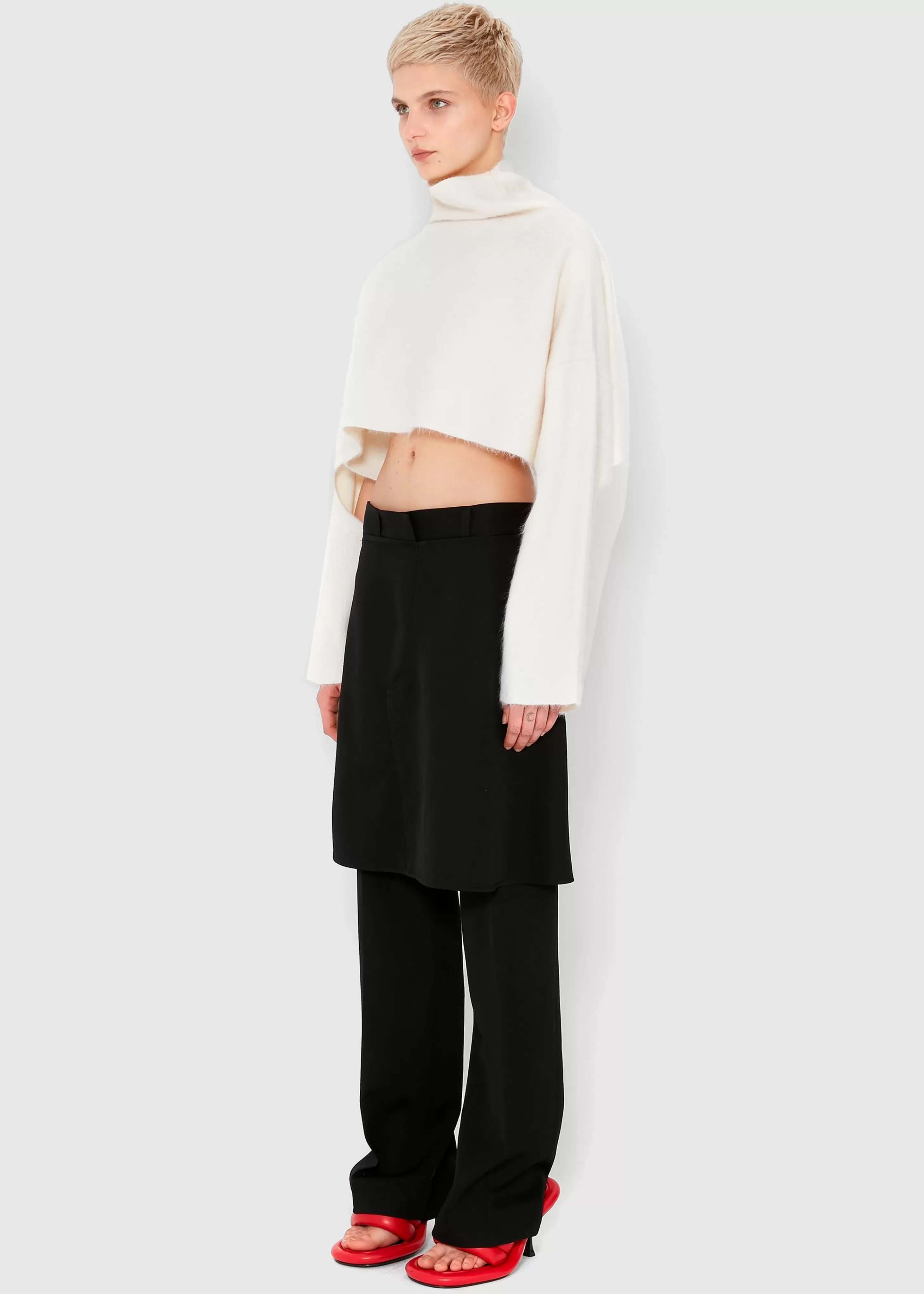 Bottoms | The Frankie Shop Jw Anderson Skirt Trousers Black