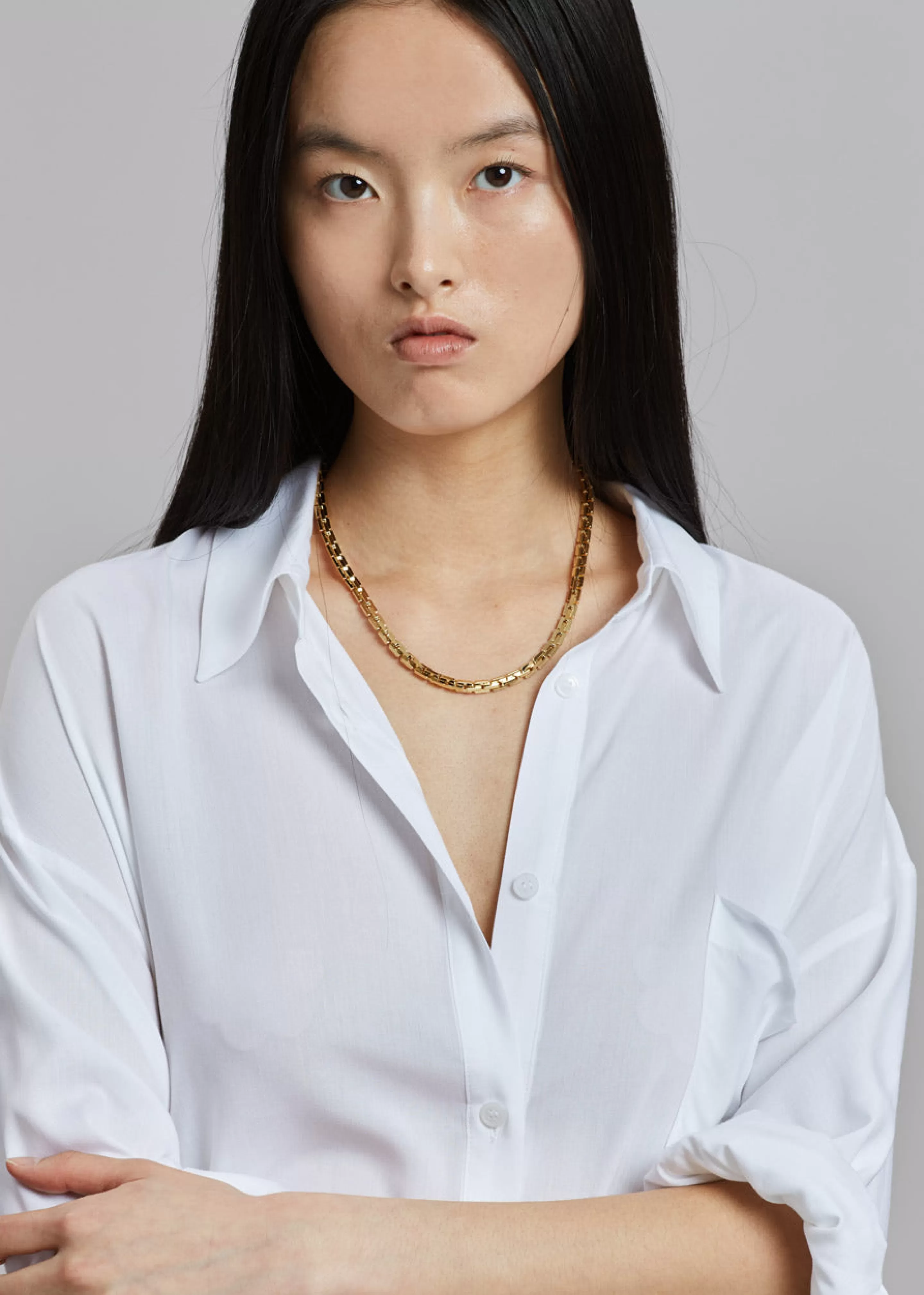 Accessories | The Frankie Shop Laura Lombardi Greca Necklace Gold