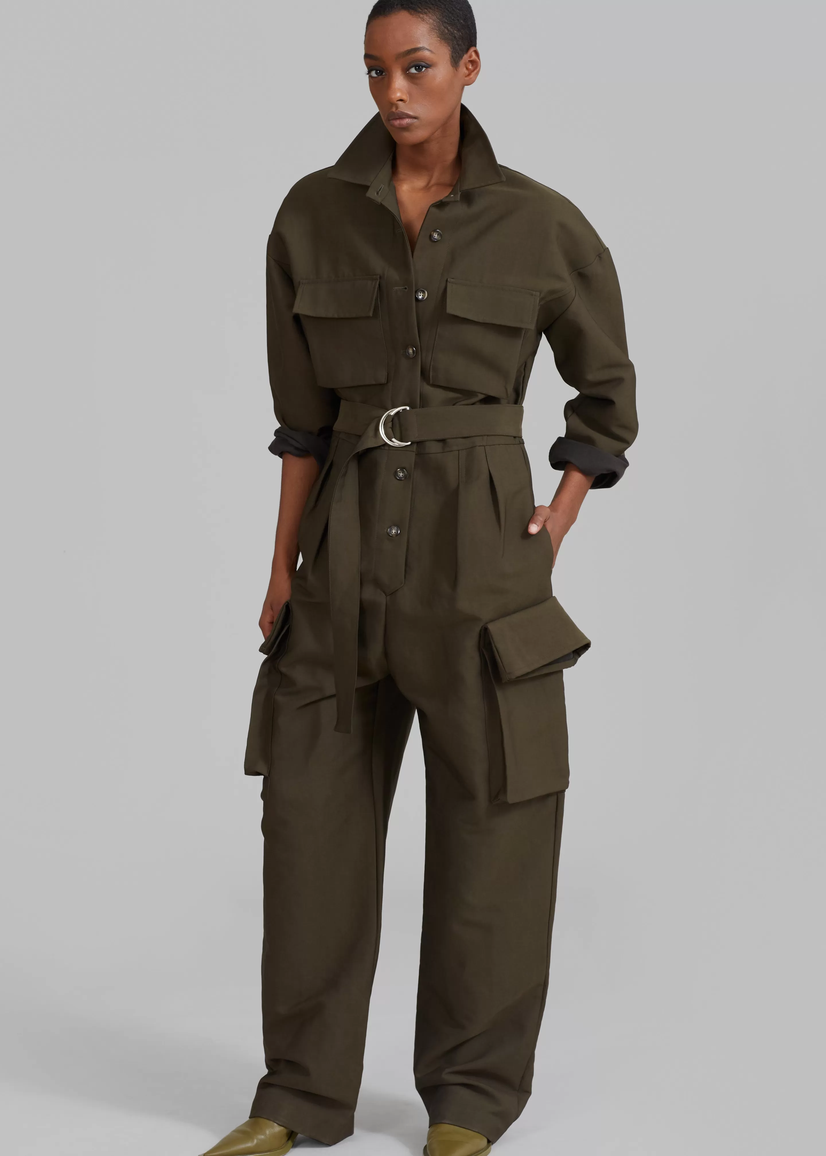 Jumpsuits | The Frankie Shop Linda Jumpsuit Olive