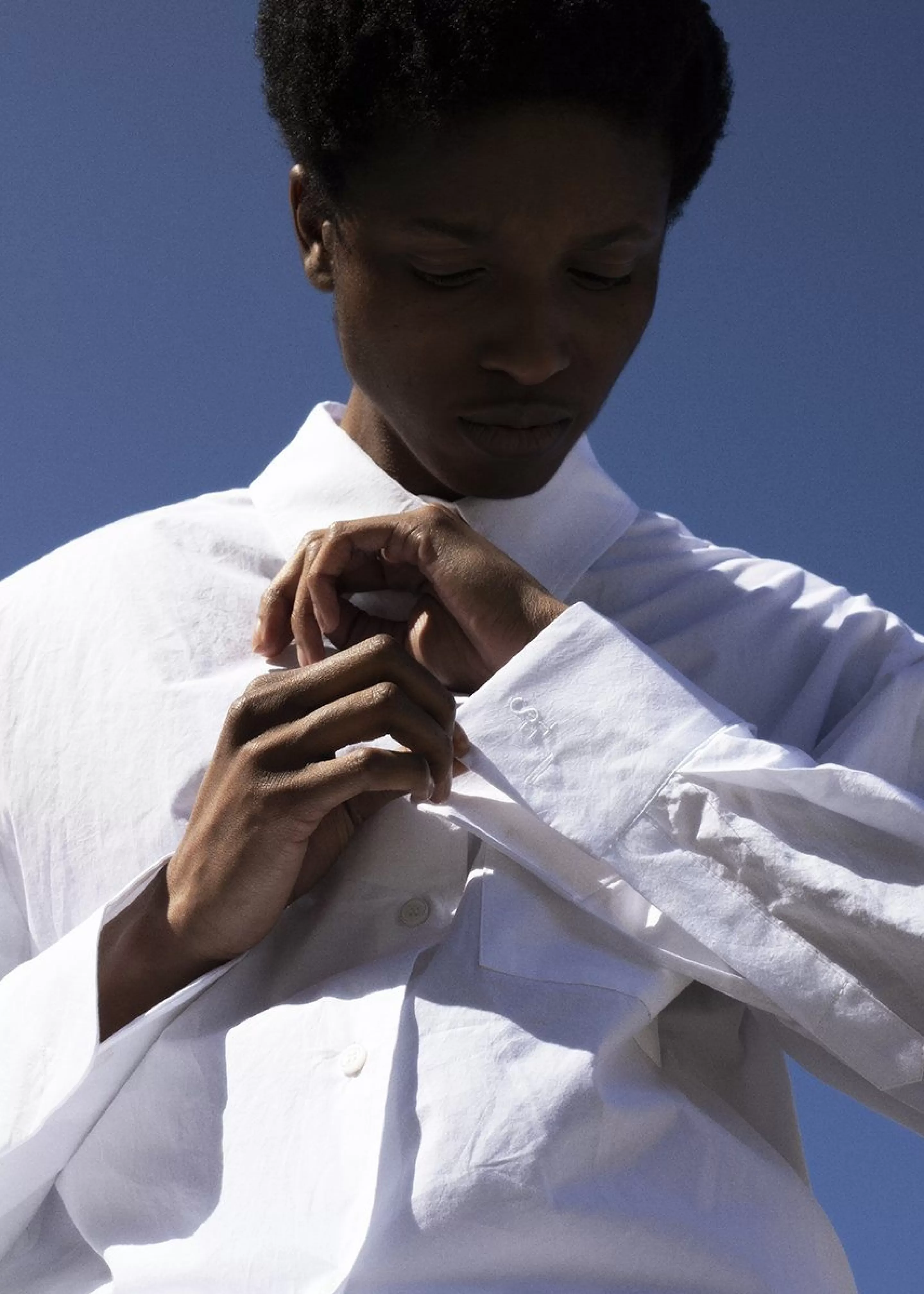 Tops | The Frankie Shop Lui Organic Cotton Shirt White