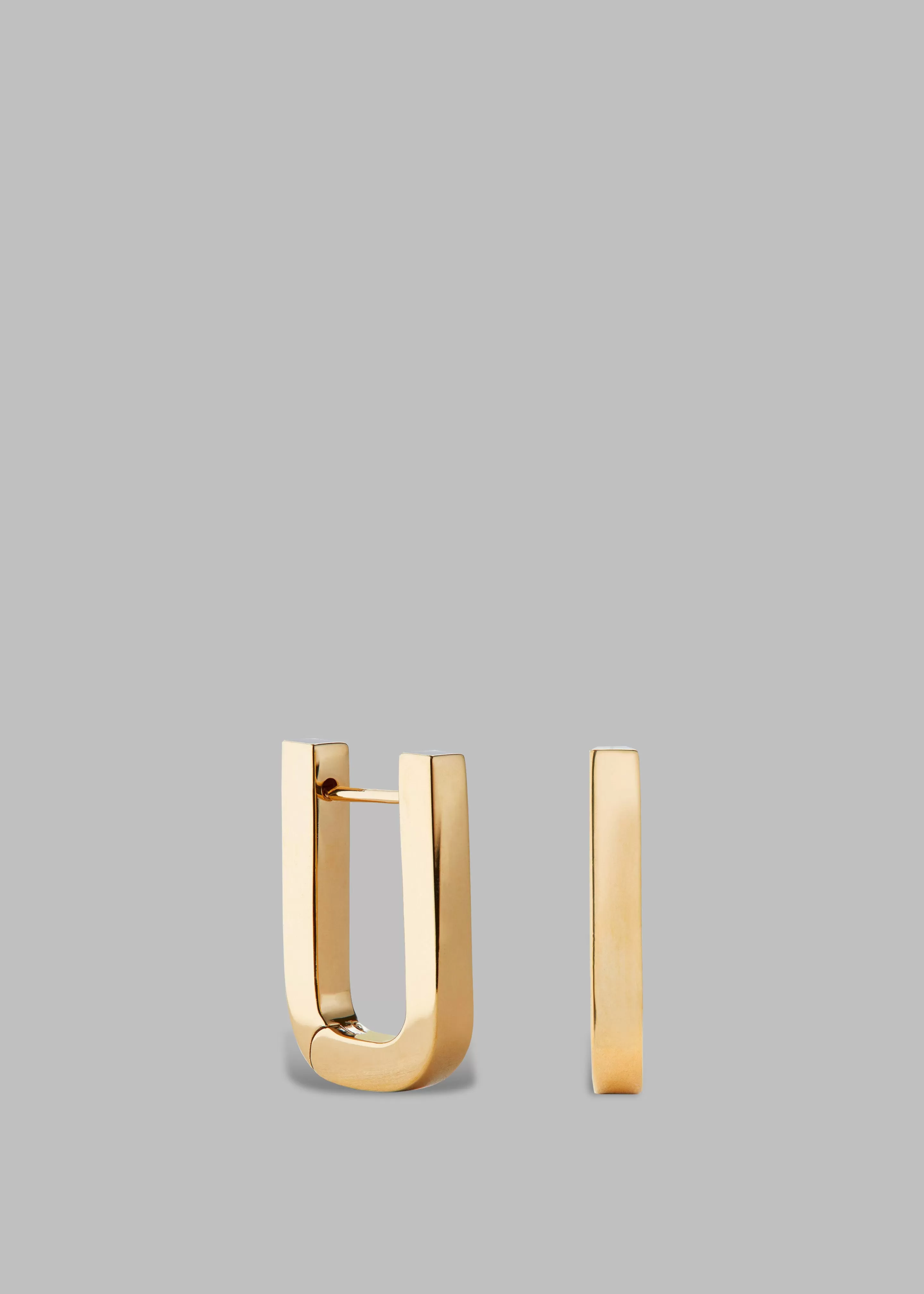 Accessories | The Frankie Shop Otiumberg Chunky Square Hoops Gold