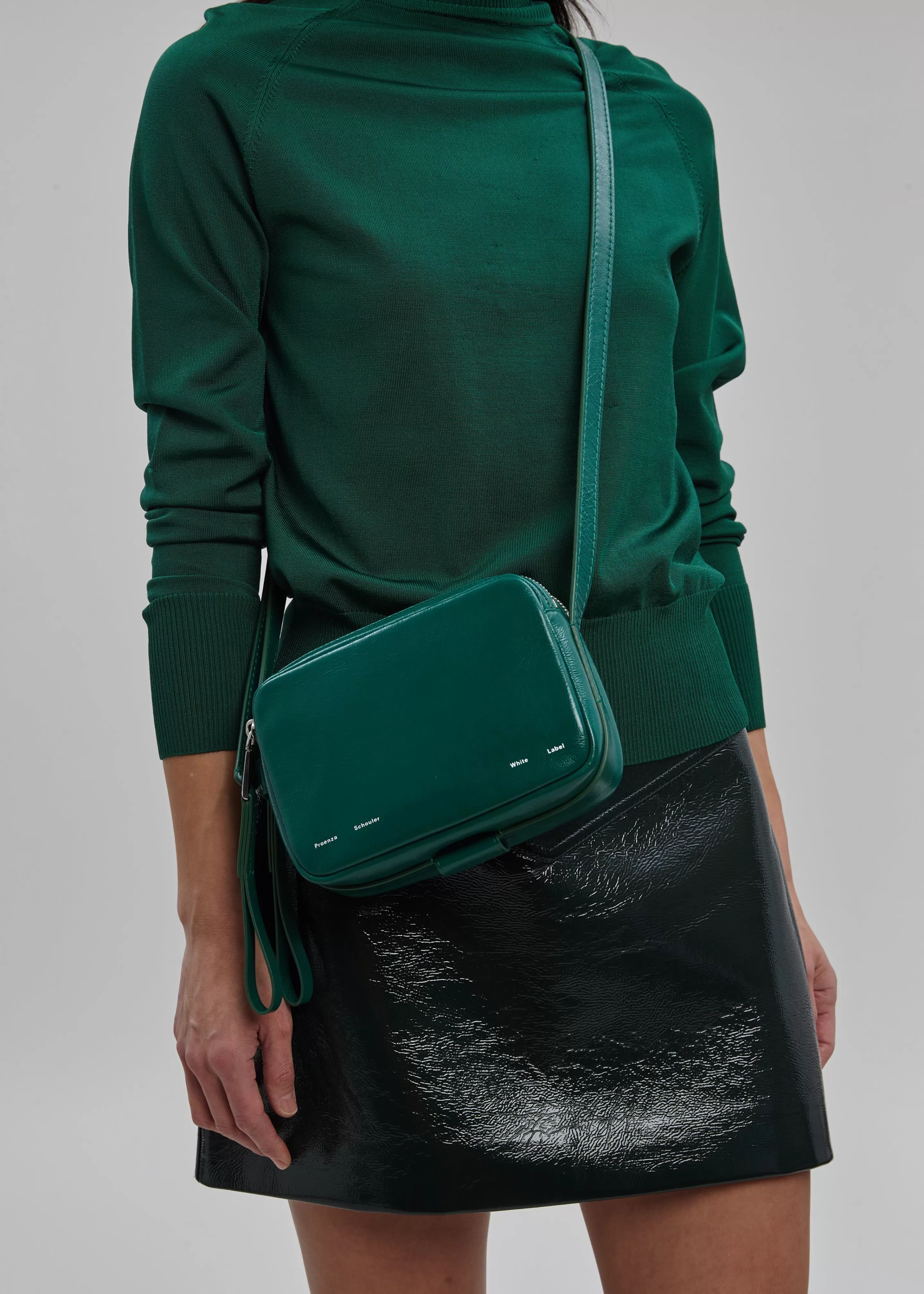 Accessories | The Frankie Shop Proenza Schouler White Label Watts Leather Camera Bag Emerald