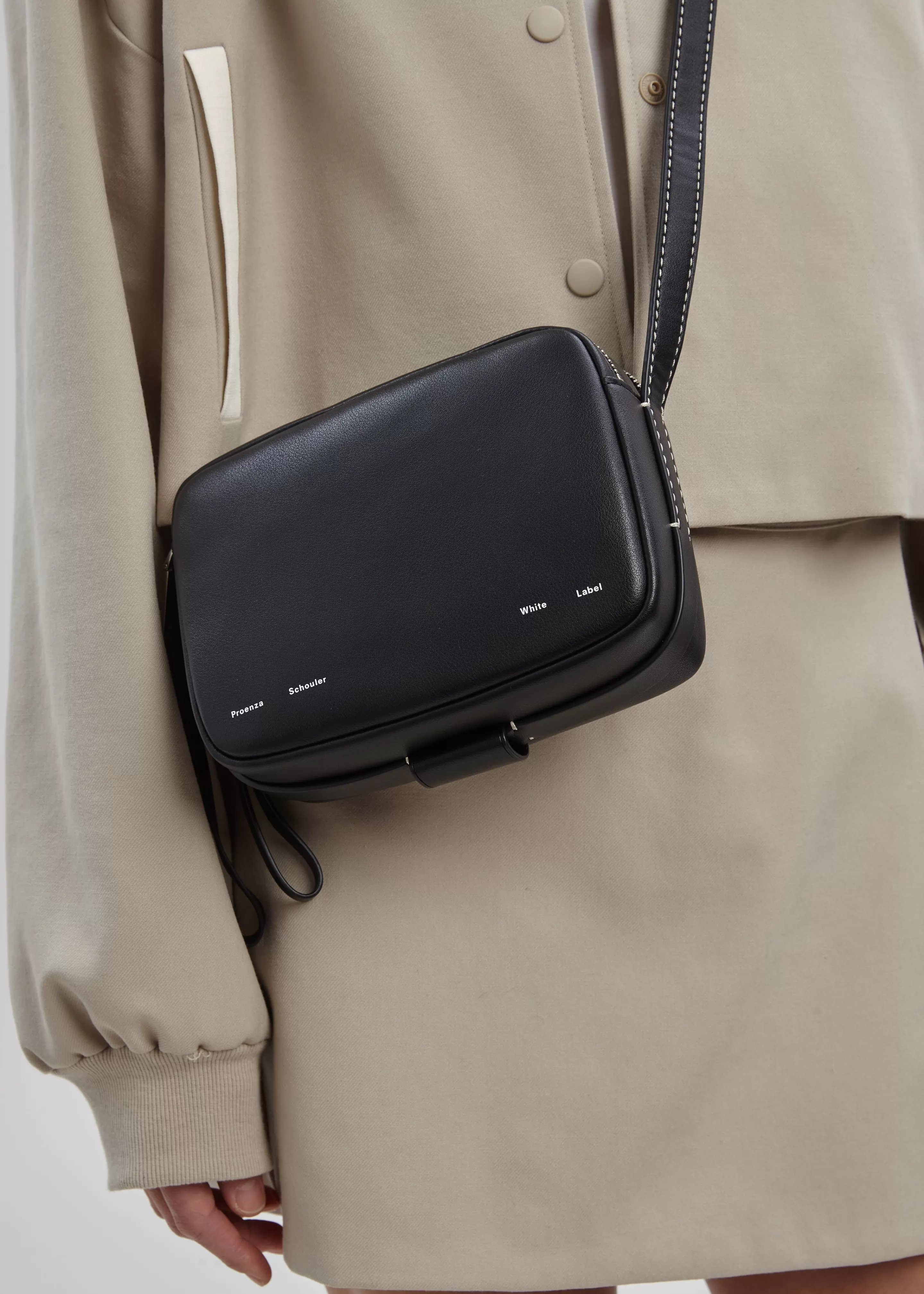 Accessories | The Frankie Shop Proenza Schouler White Label Watts Leather Camera Bag Black