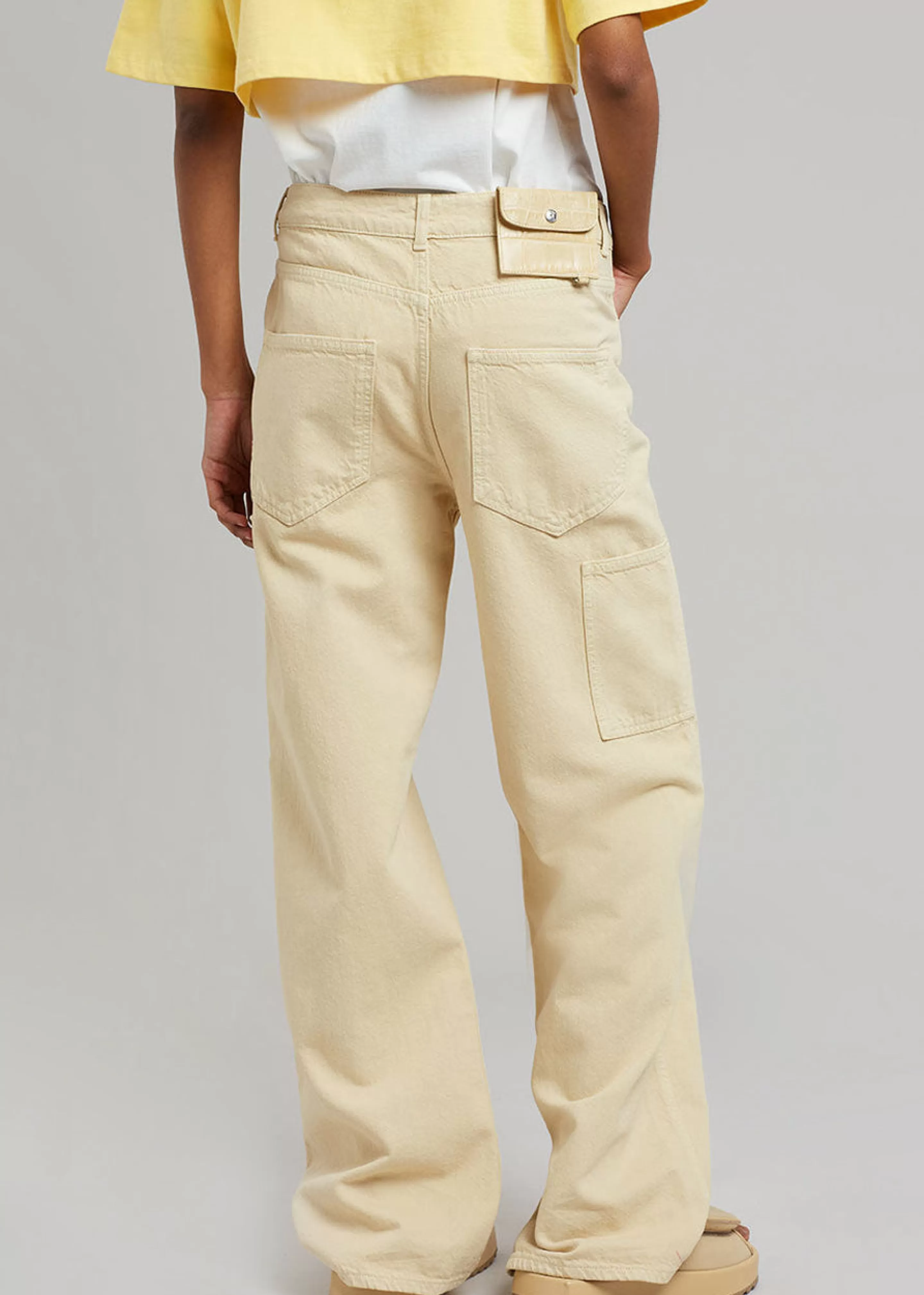 Bottoms | The Frankie Shop Saks Potts Salma Jeans Beige