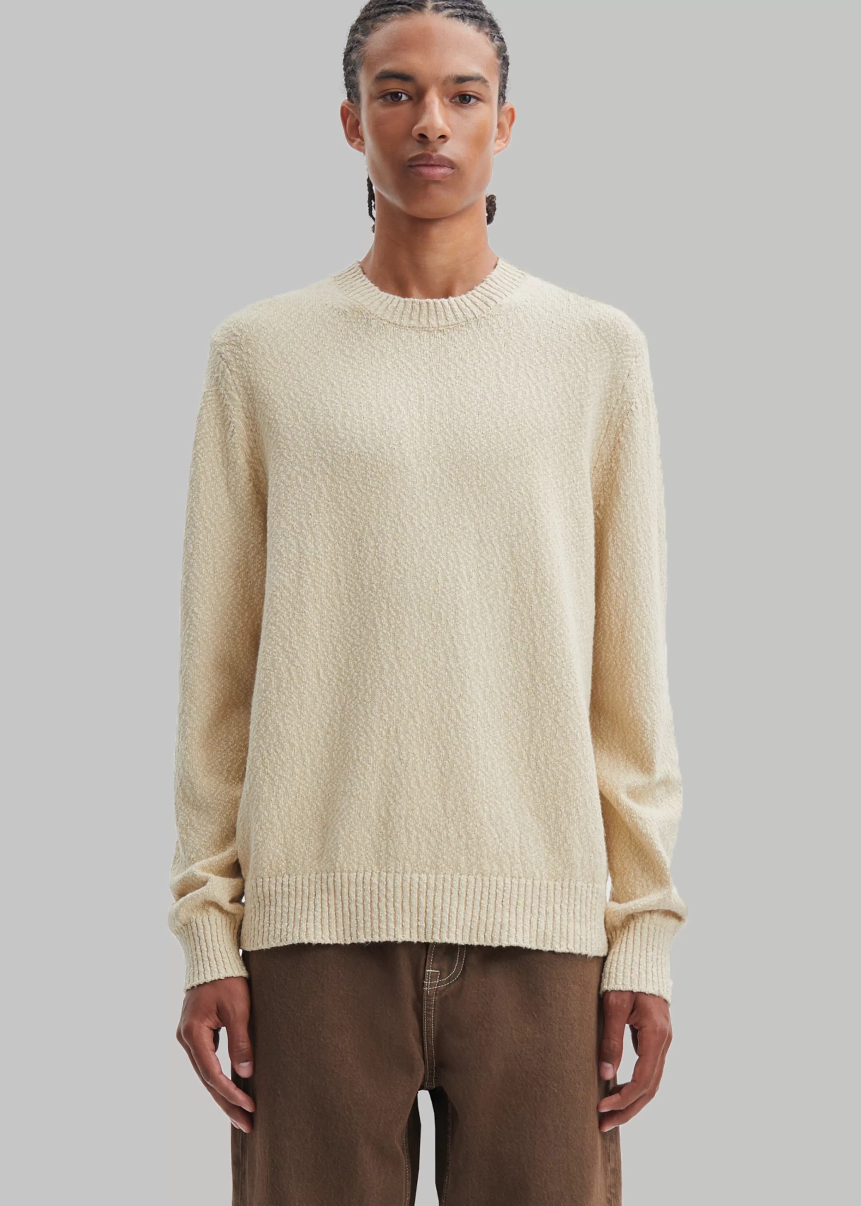 Knitwear | The Frankie Shop Samsoe Samsoe Ray Crew Neck Castle Wall