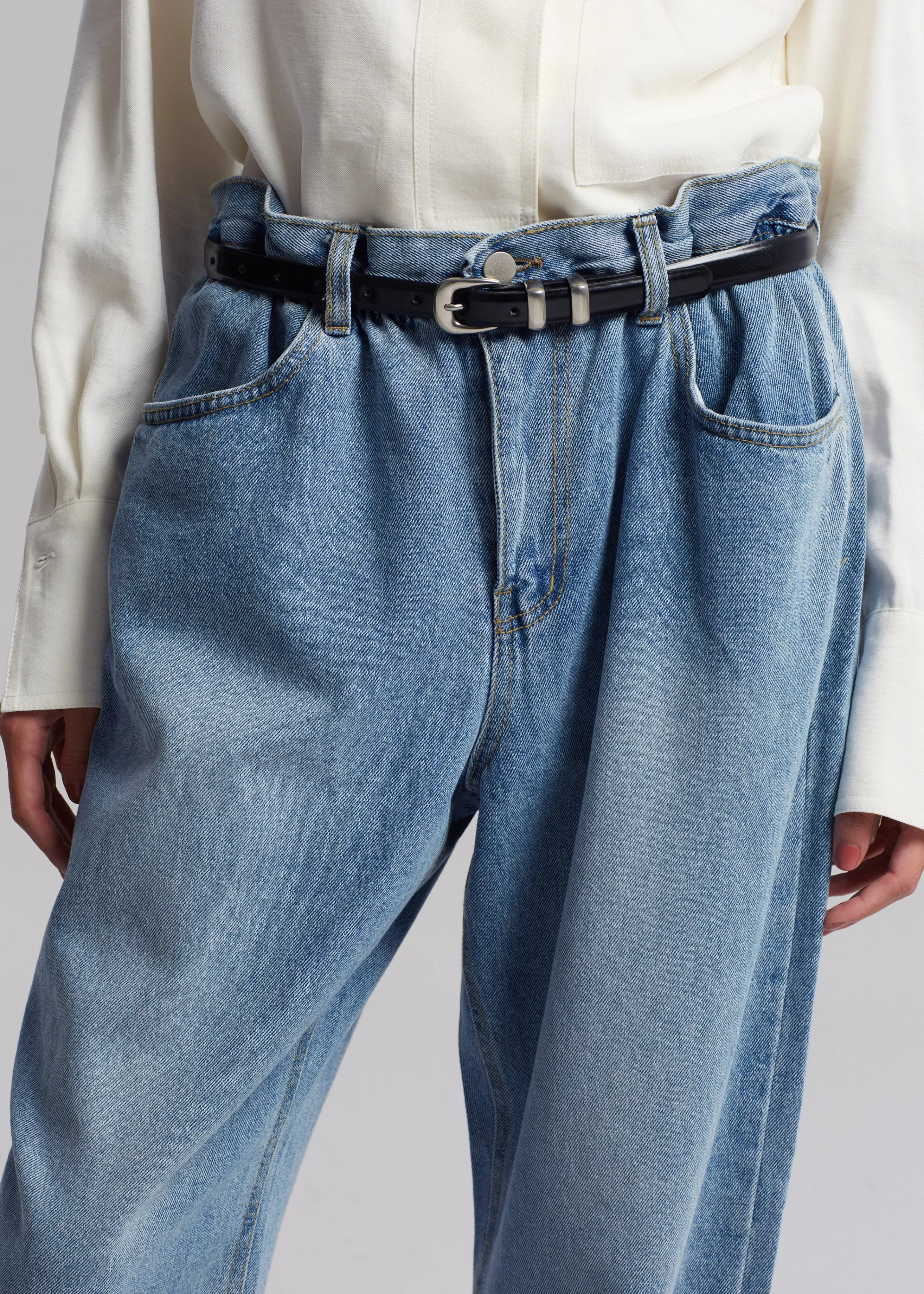 Bottoms | The Frankie Shop Talte Jeans Worn Wash