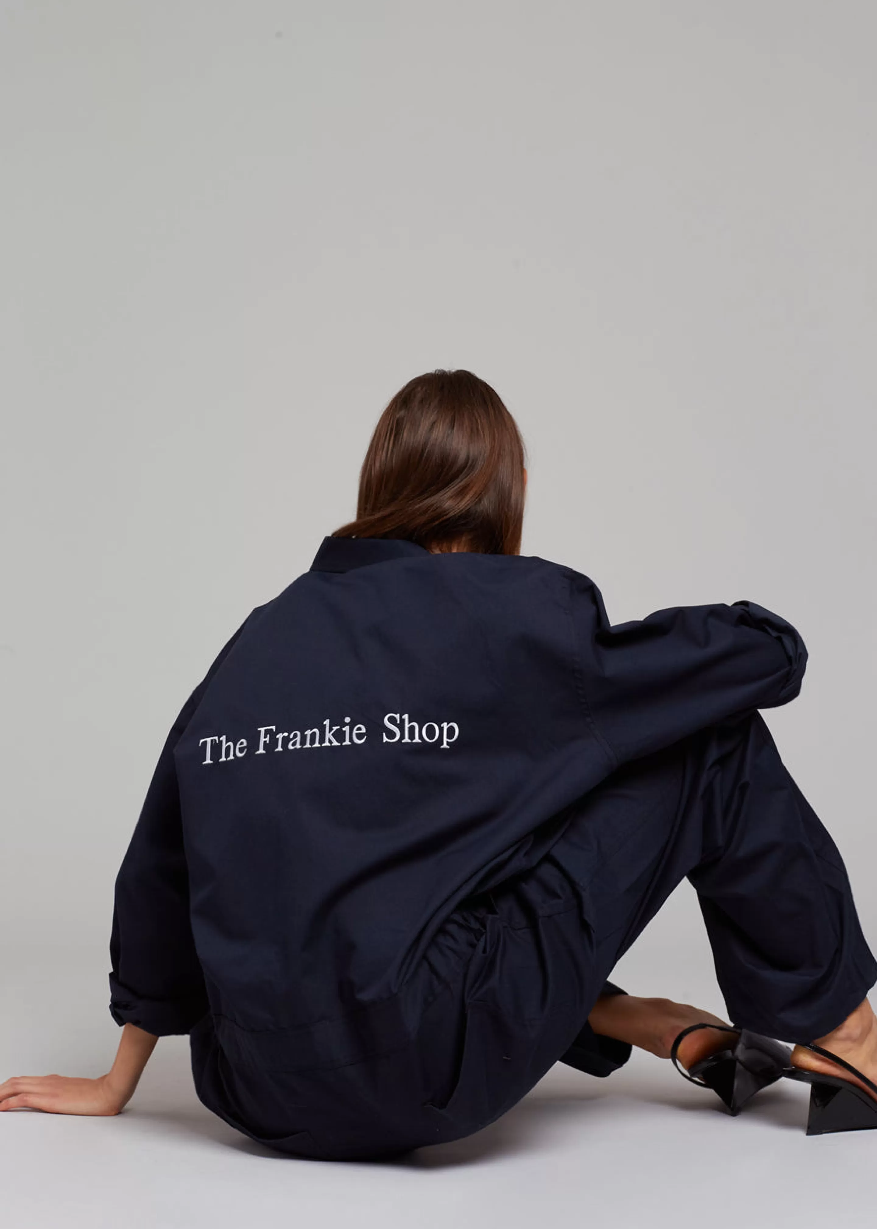 Jumpsuits | The Frankie Shop Tfs Oversized Boiler Suit Navy