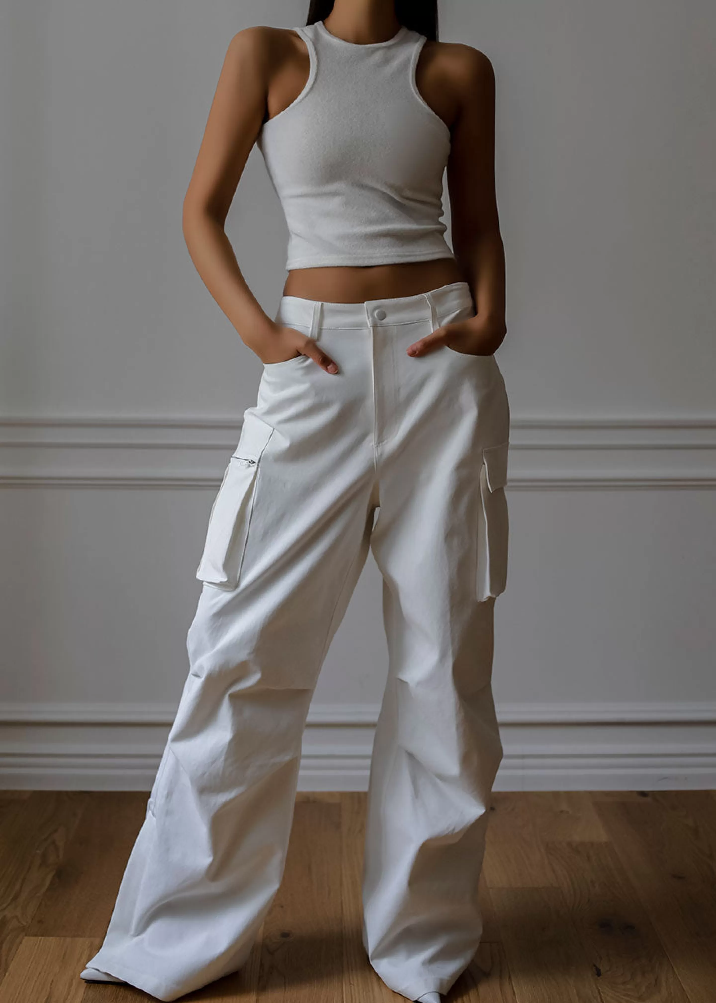 Bottoms | The Frankie Shop Valo Cargo Pants White