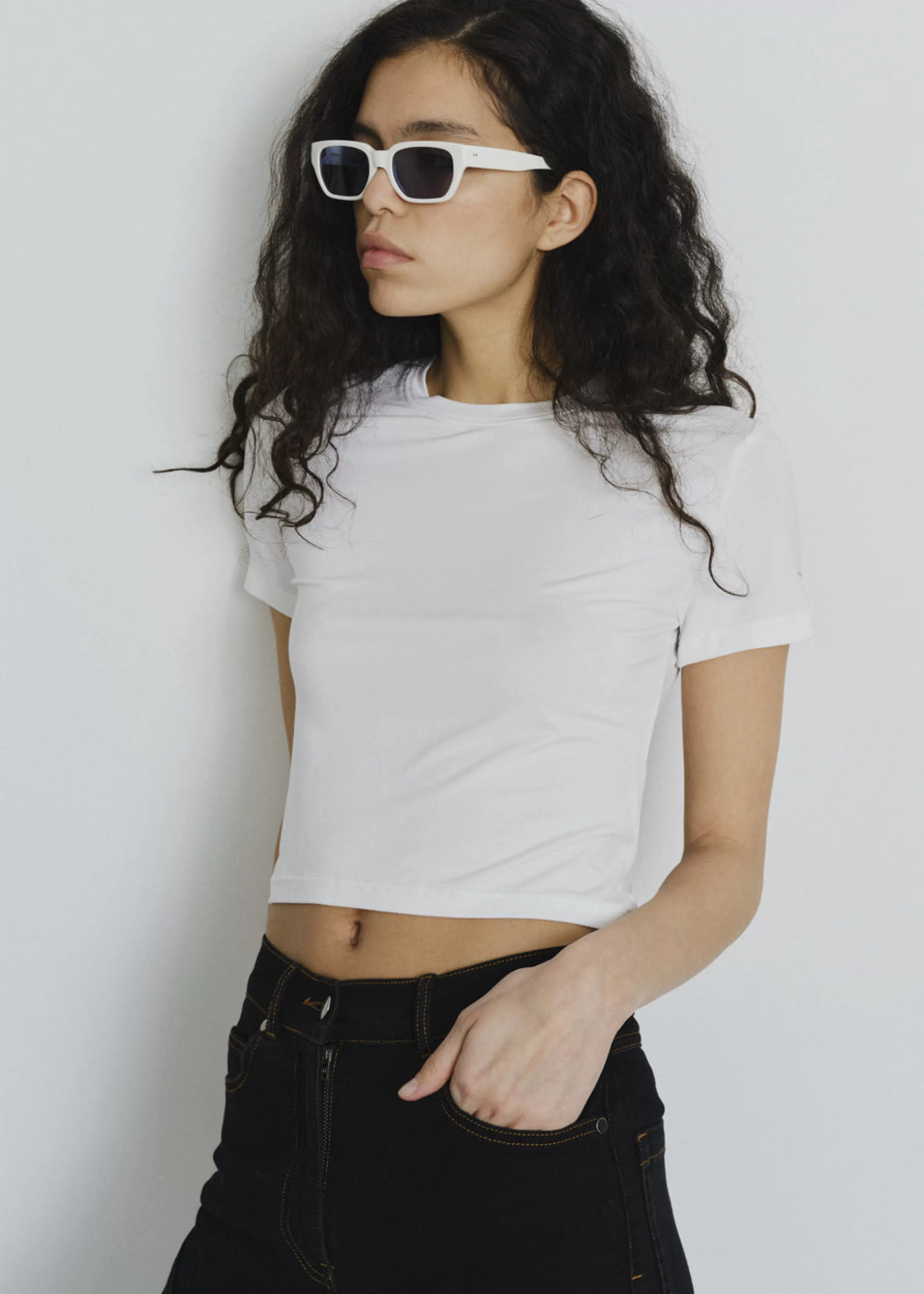 Tops | The Frankie Shop Vanessa Hong X Birgitte Herskind Hazzel Baby Tee White Cbd