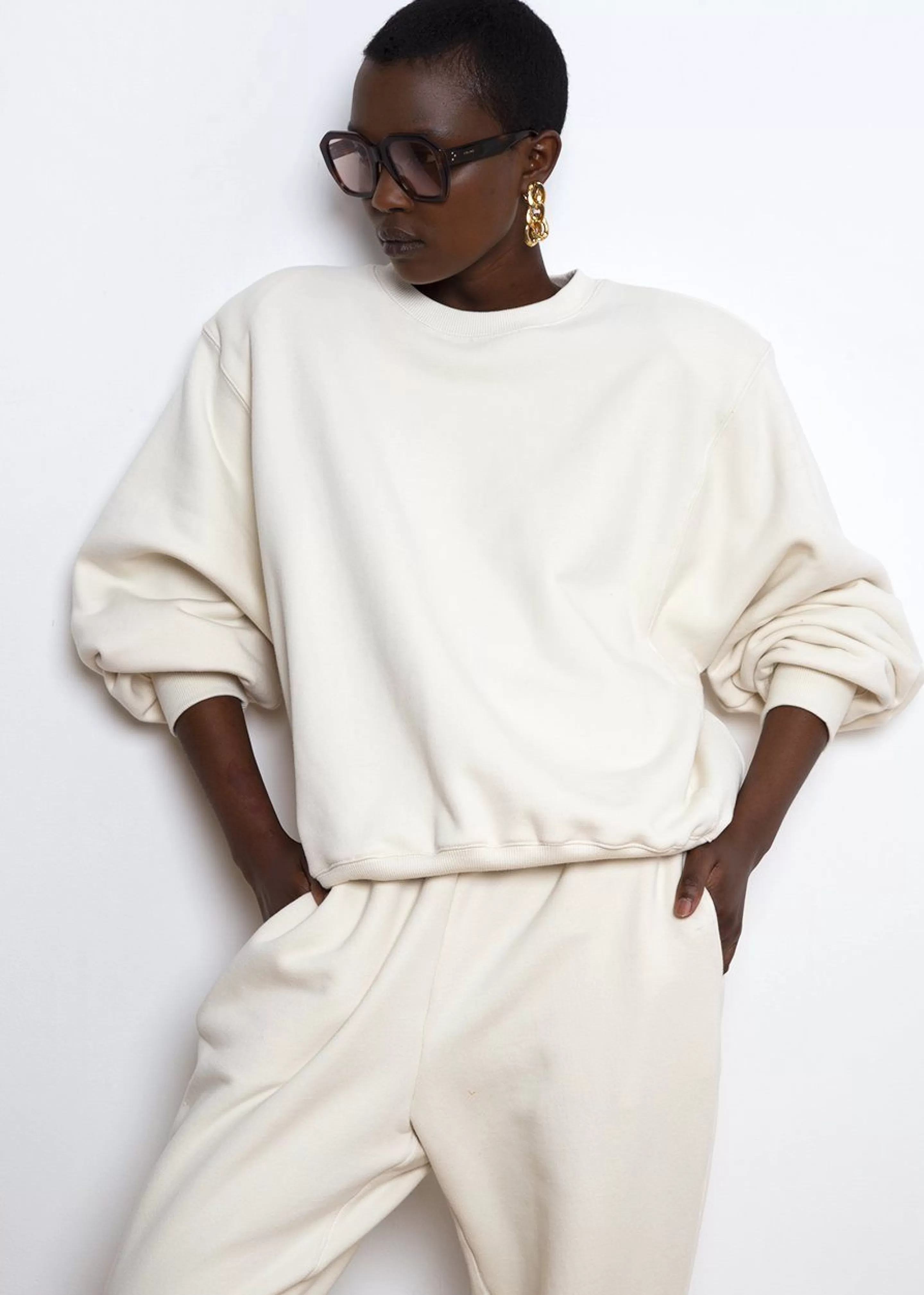 Loungewear | The Frankie Shop Vanessa Sweatshirt Vanilla