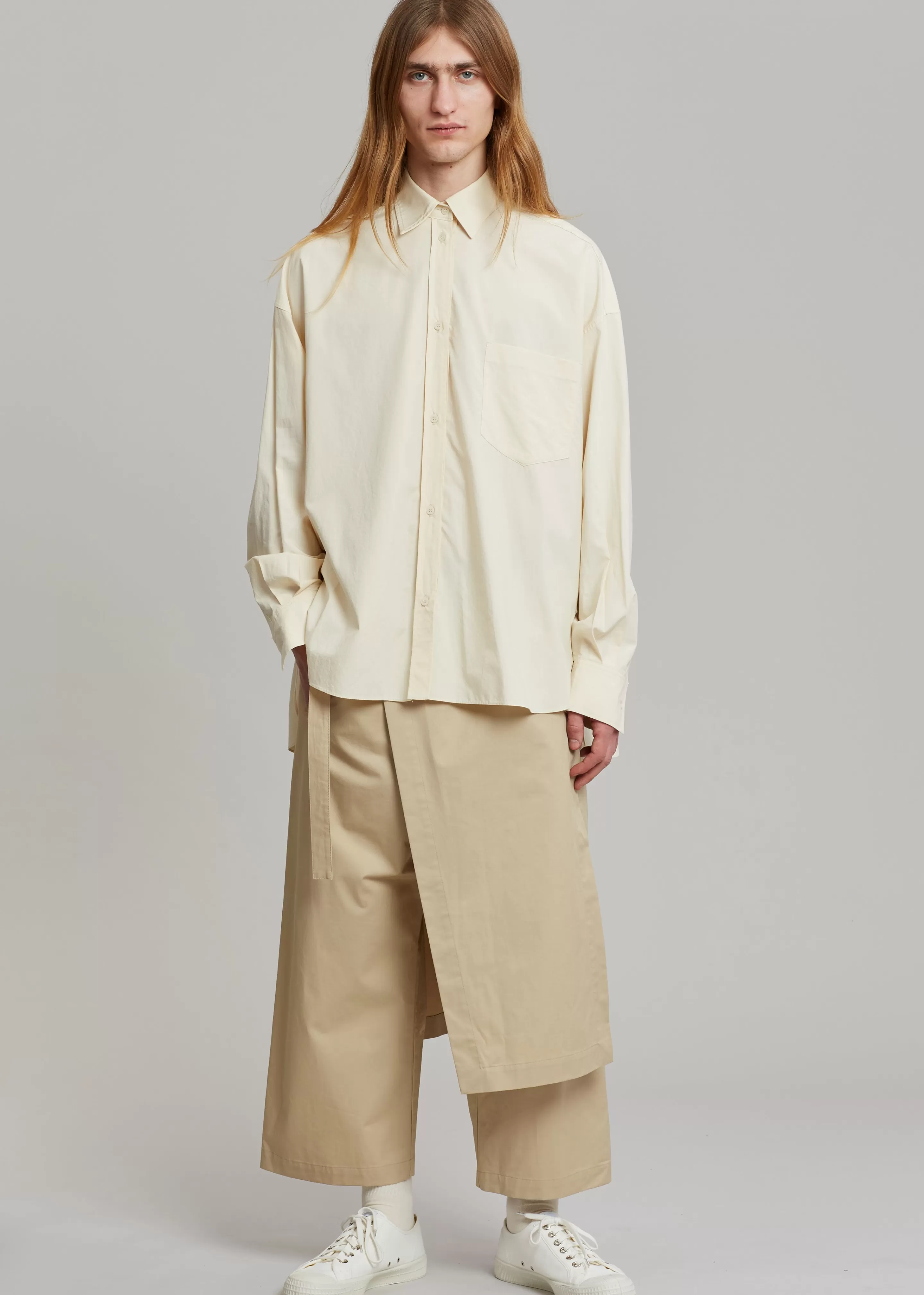 Bottoms | The Frankie Shop Watts Wrap Pants Beige